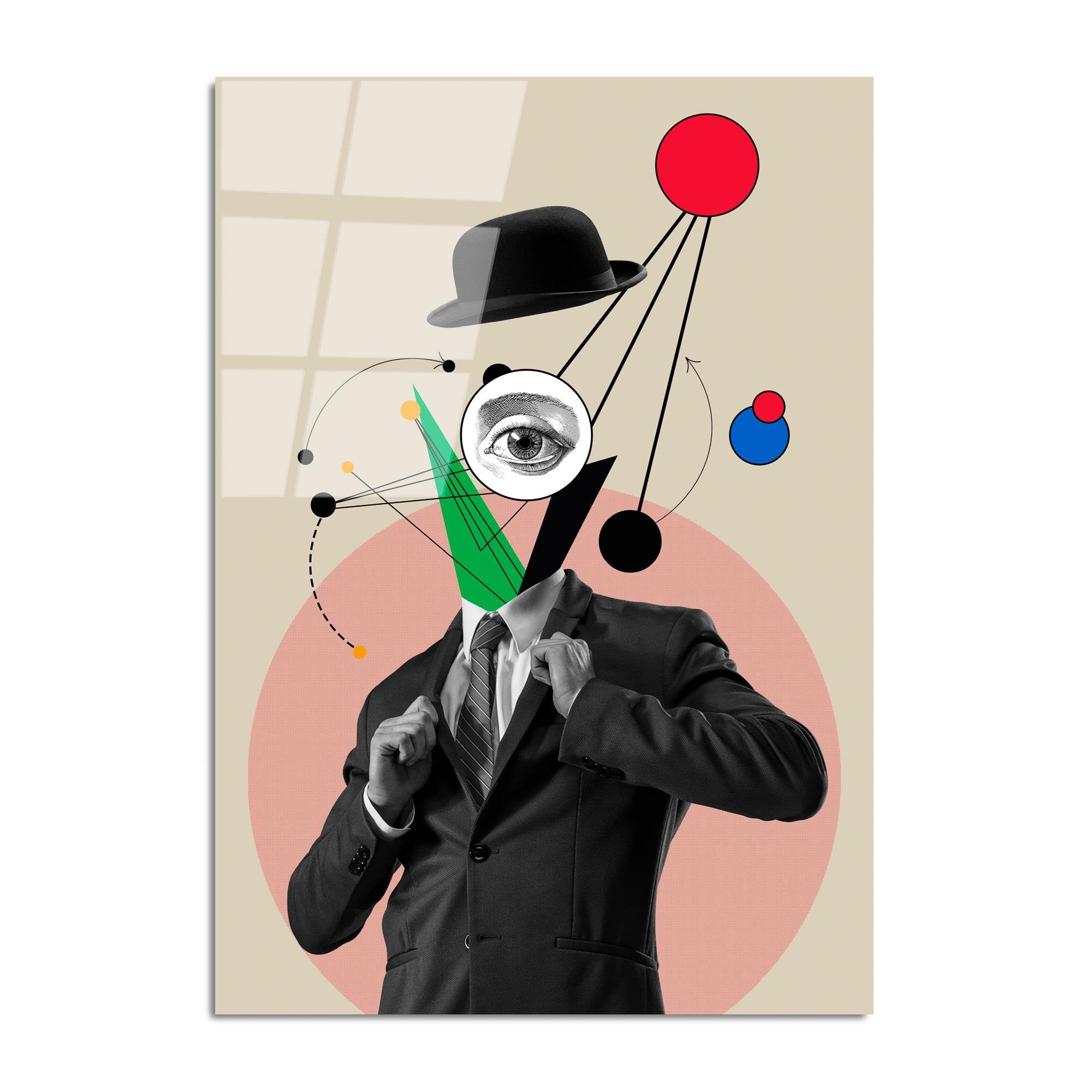 UV-777 Baskılı Cam Dikdörtgen Duvar Tablosu | ByLamp