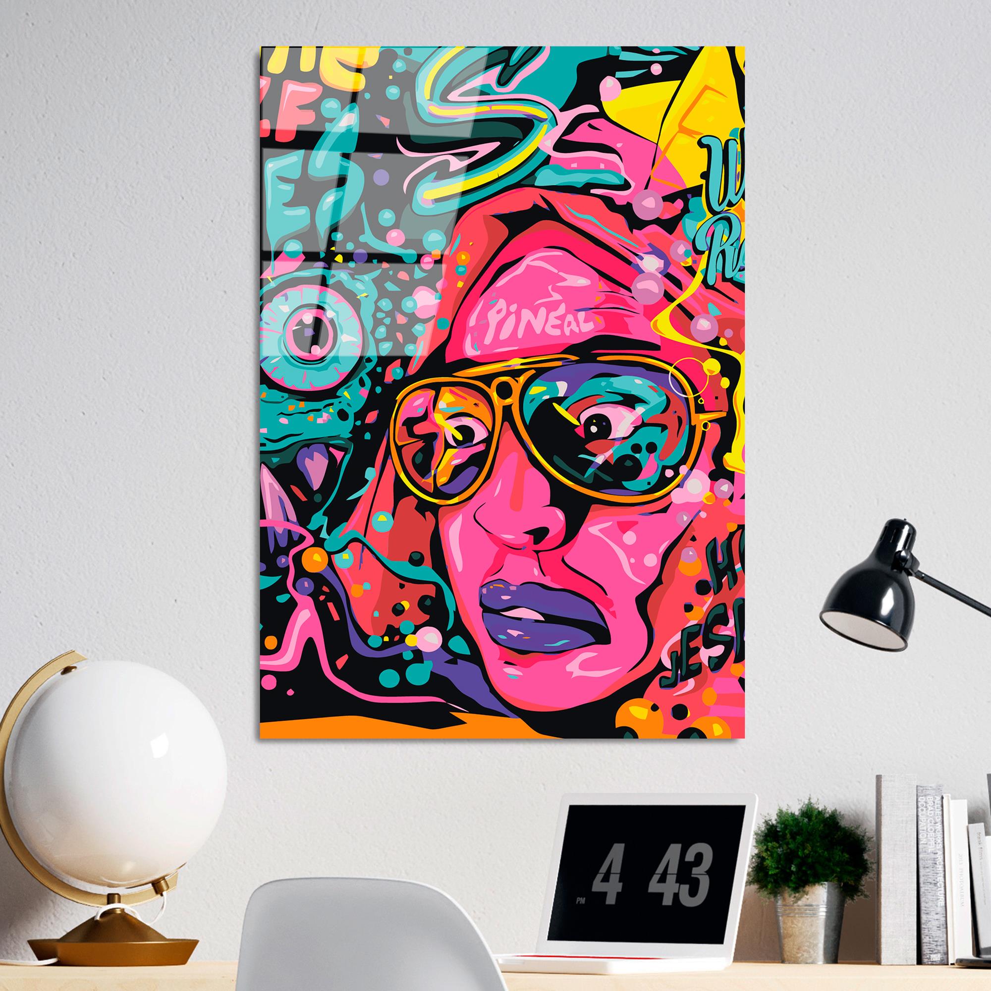 UV-790 Baskılı Cam Dikdörtgen Duvar Tablosu | ByLamp