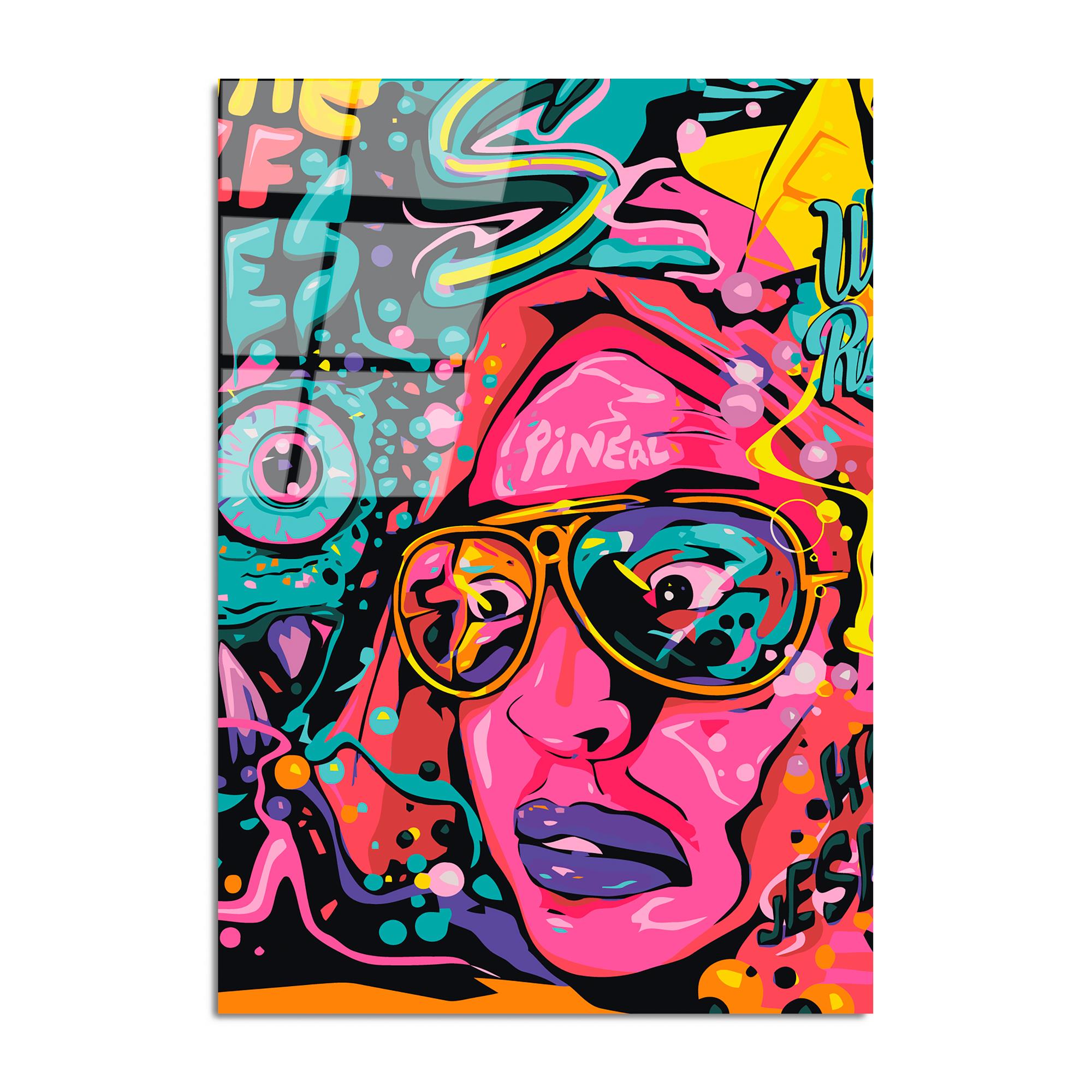 UV-790 Baskılı Cam Dikdörtgen Duvar Tablosu | ByLamp