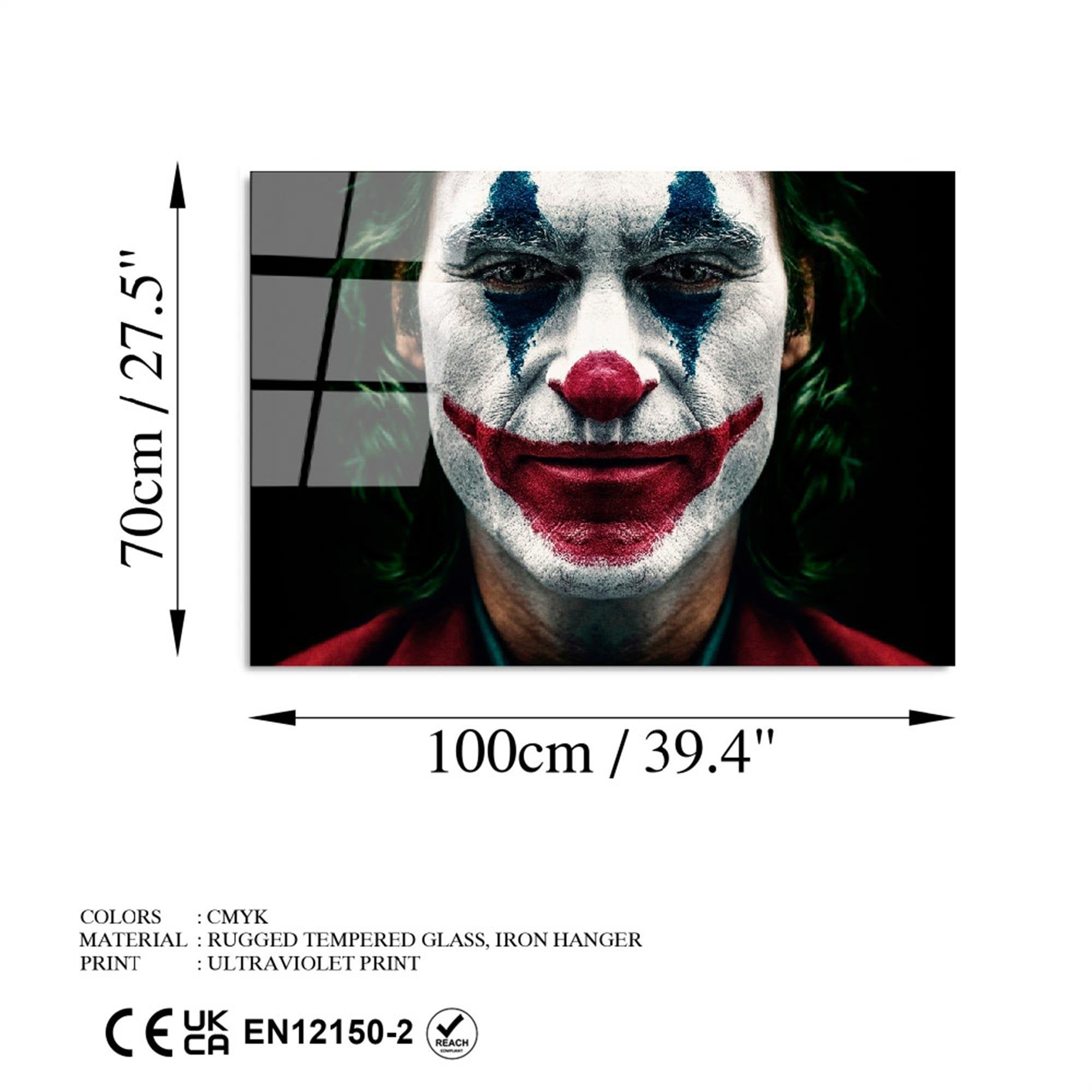 UV-791 Baskılı Cam Dikdörtgen Duvar Tablosu | ByLamp