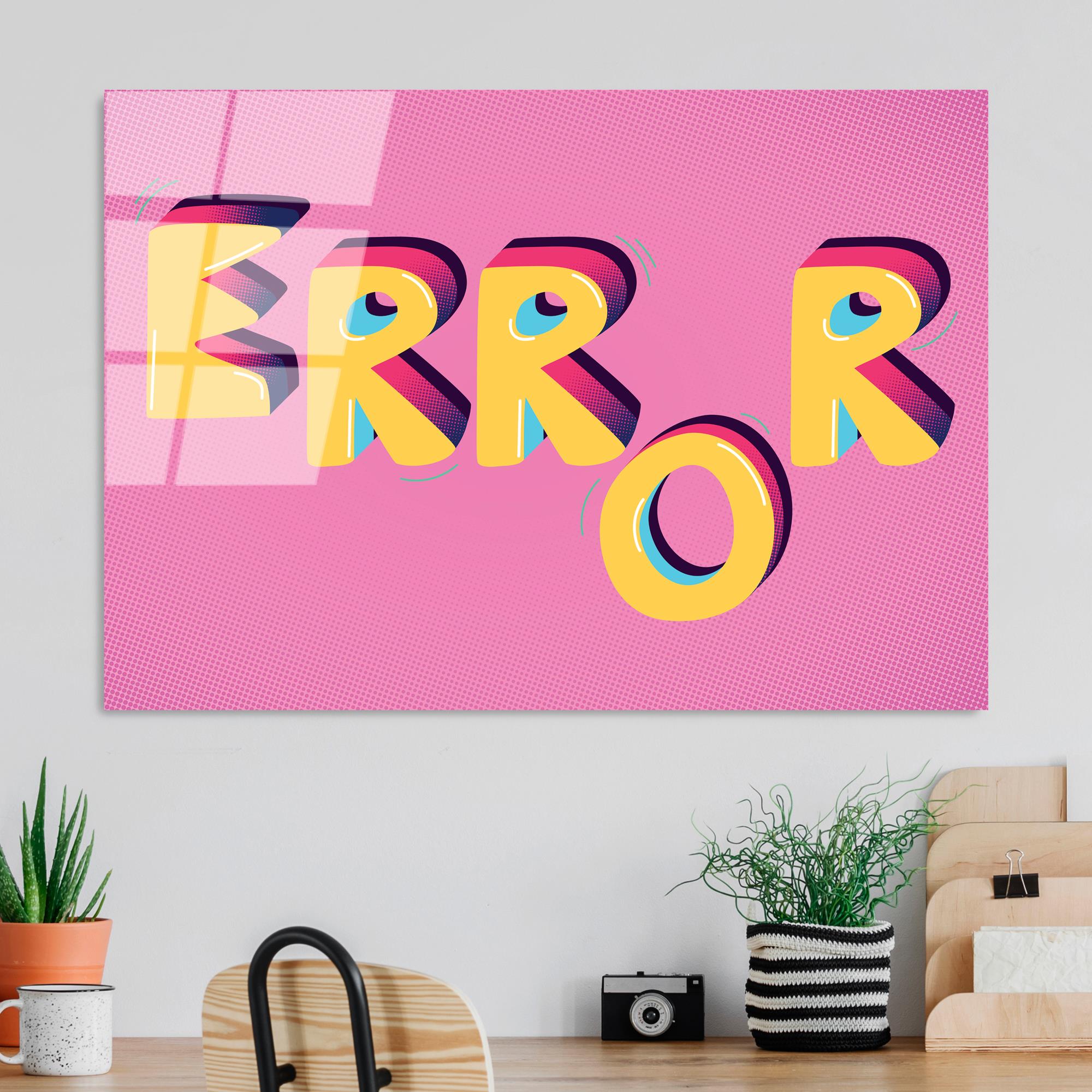 UV-794 Baskılı Cam Dikdörtgen Duvar Tablosu | ByLamp