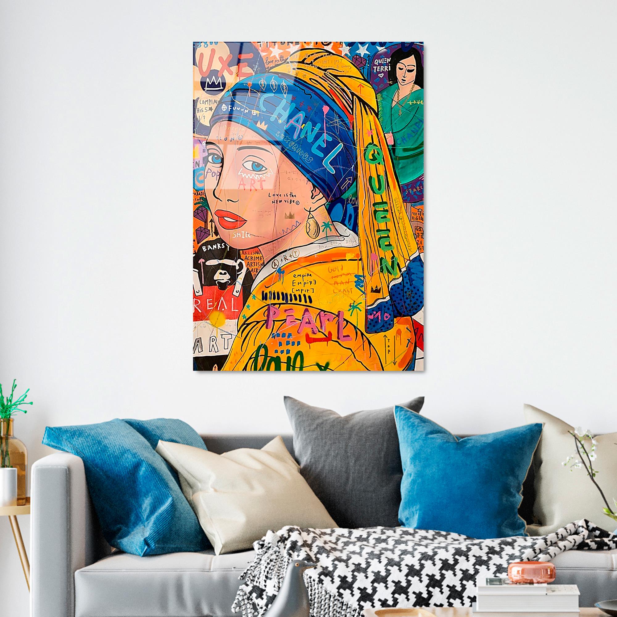 UV-795 Baskılı Cam Dikdörtgen Duvar Tablosu | ByLamp