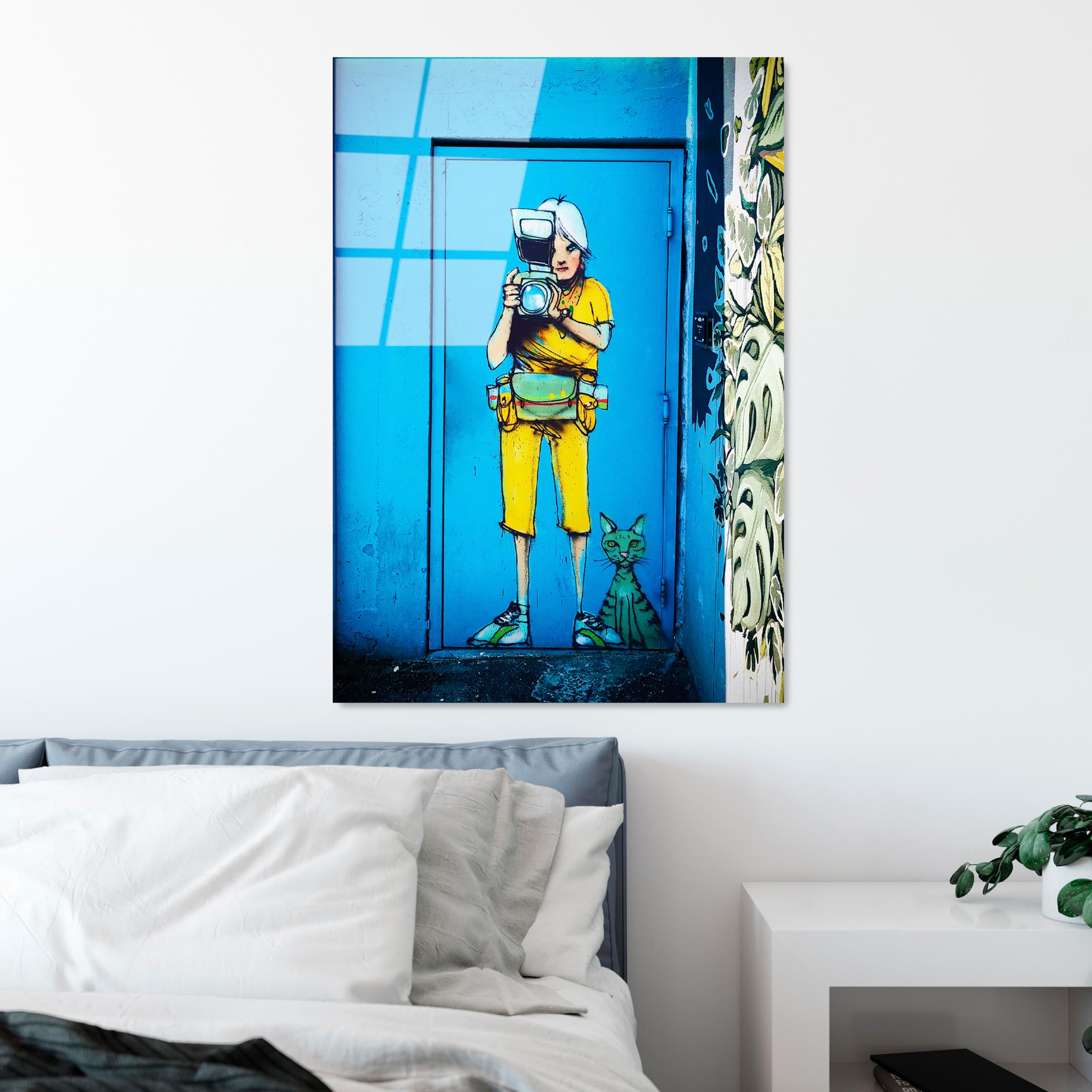 UV-797 Baskılı Cam Dikdörtgen Duvar Tablosu | ByLamp