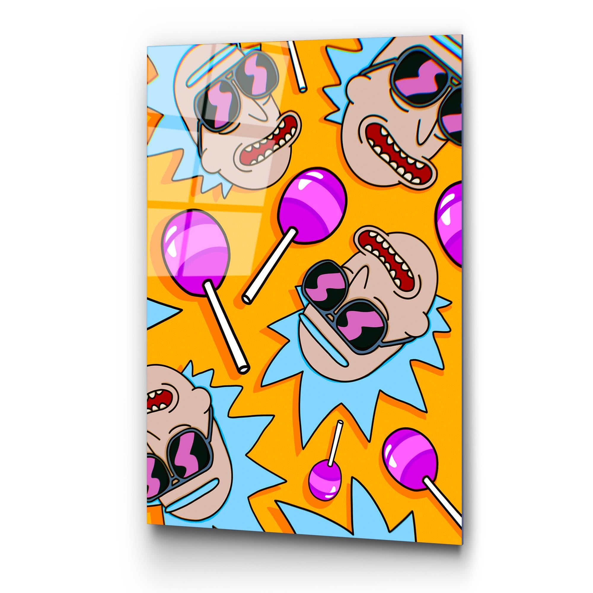 UV-800 Baskılı Cam Dikdörtgen Duvar Tablosu | ByLamp