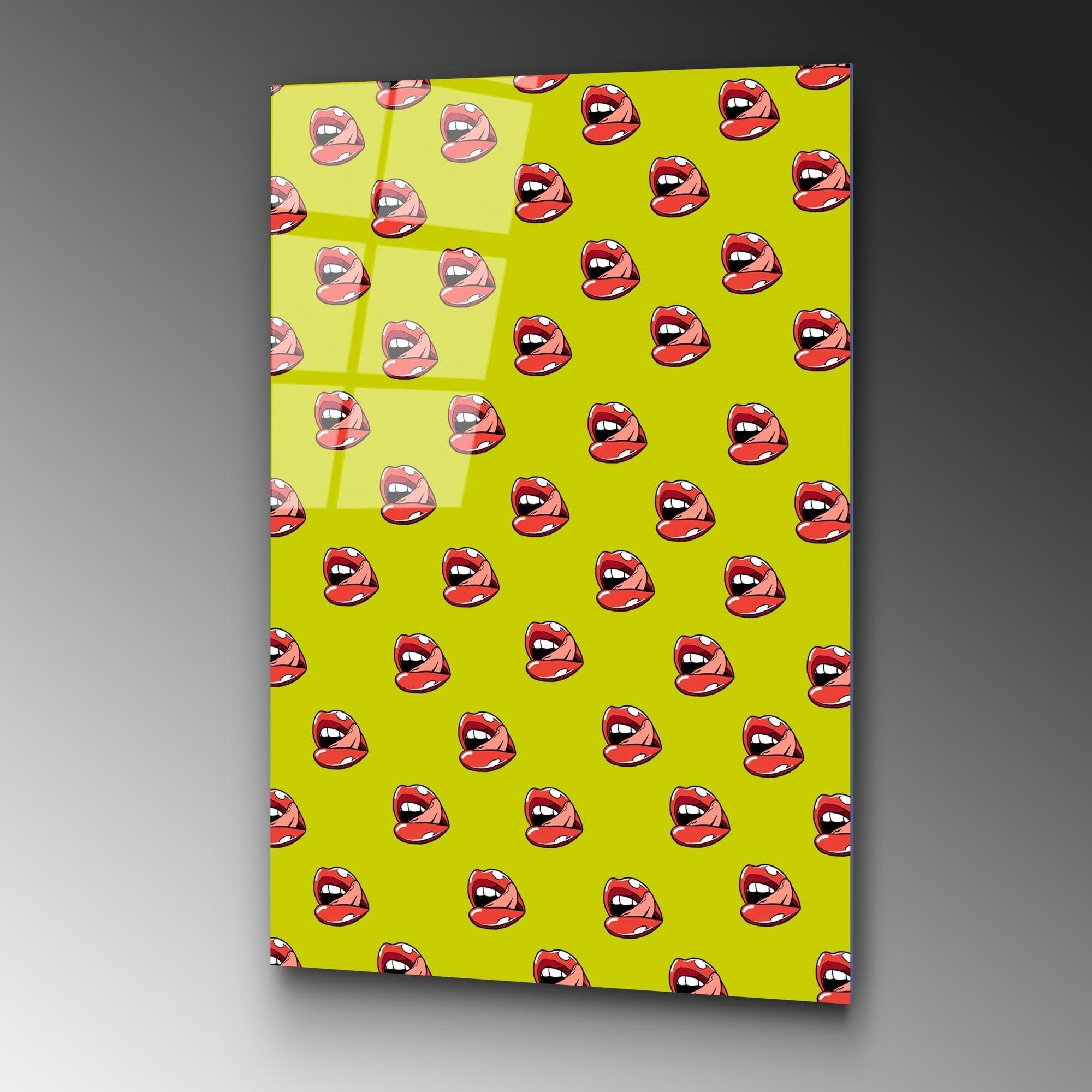 UV-801 Baskılı Cam Dikdörtgen Duvar Tablosu | ByLamp