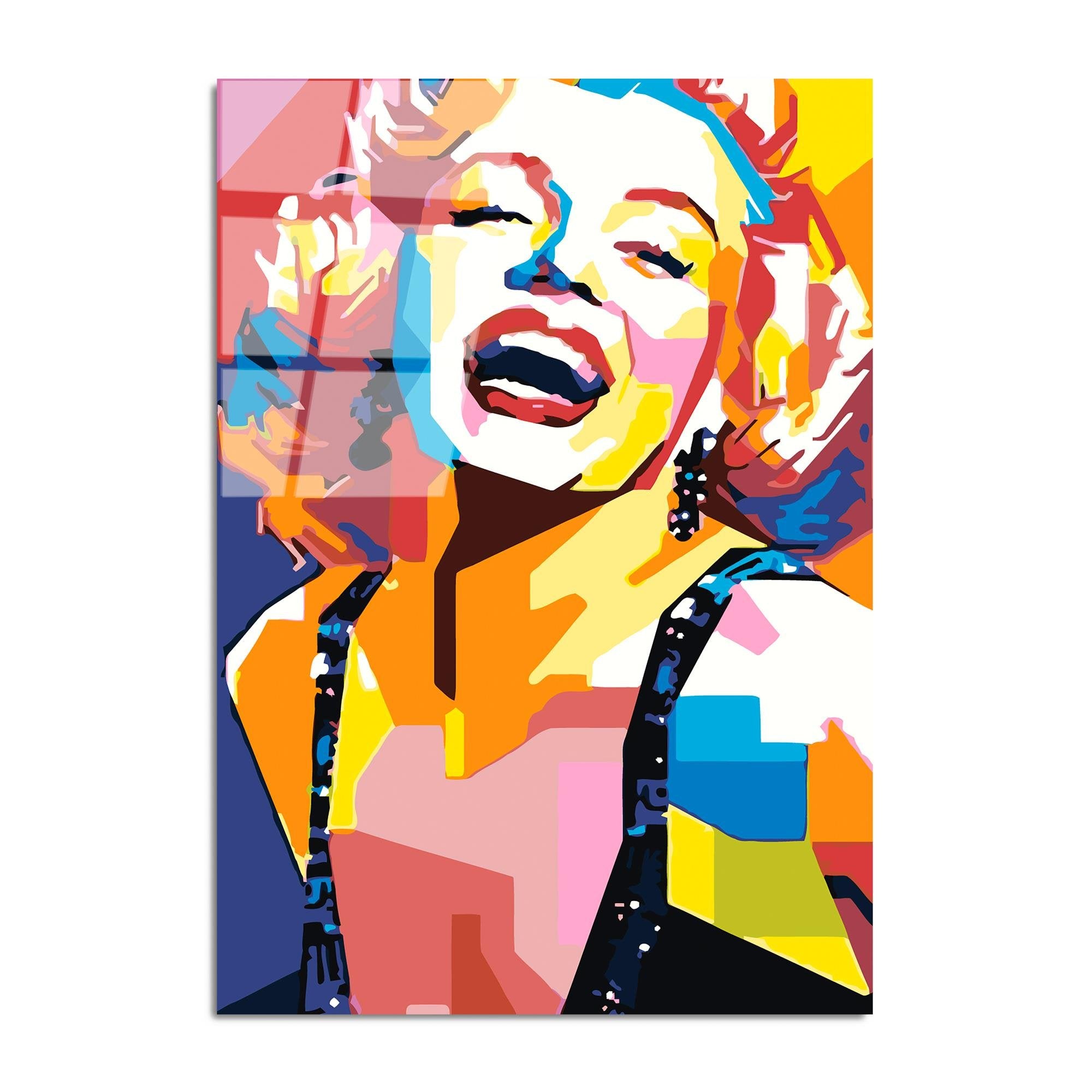 UV-802 Baskılı Cam Dikdörtgen Duvar Tablosu | ByLamp