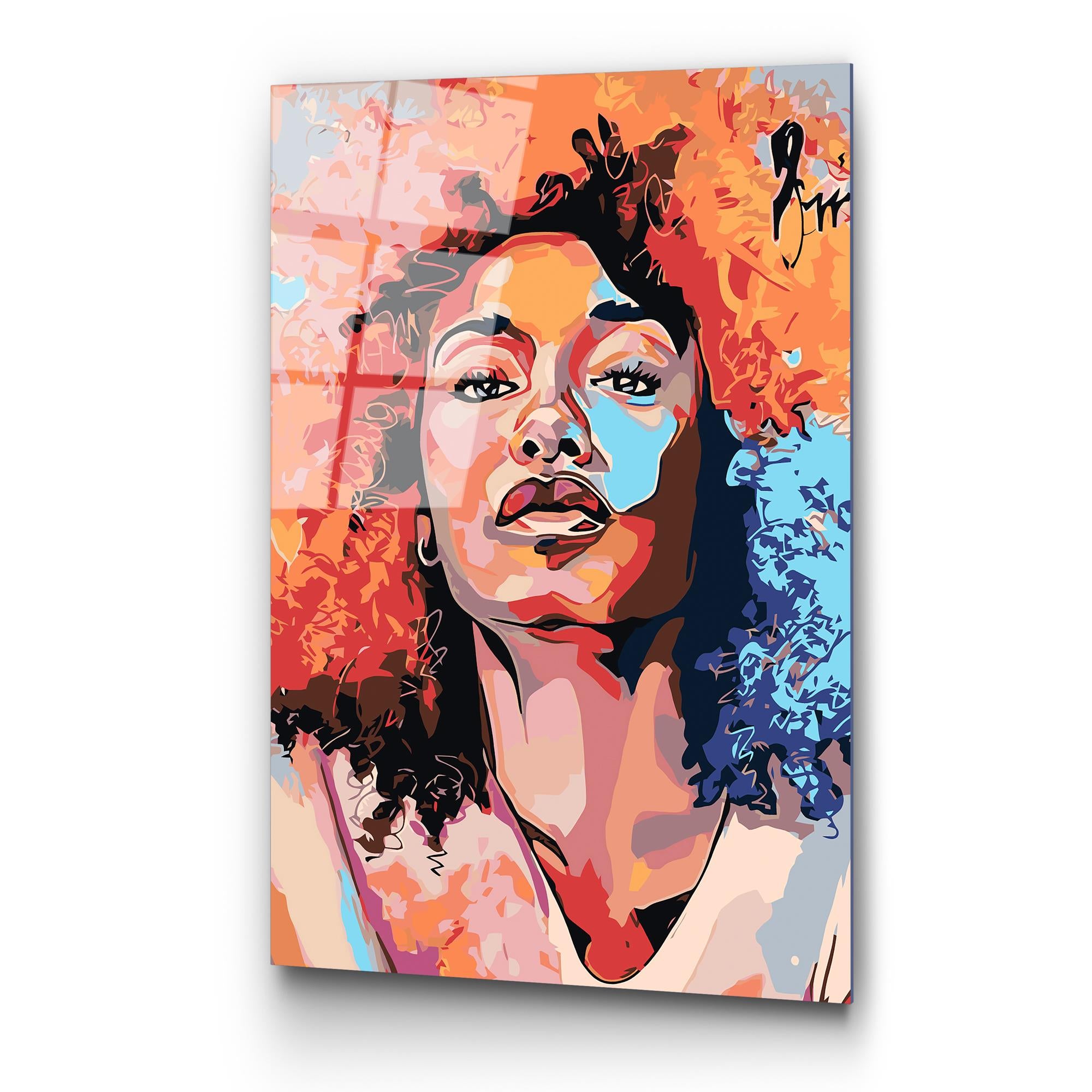 UV-803 Baskılı Cam Dikdörtgen Duvar Tablosu | ByLamp