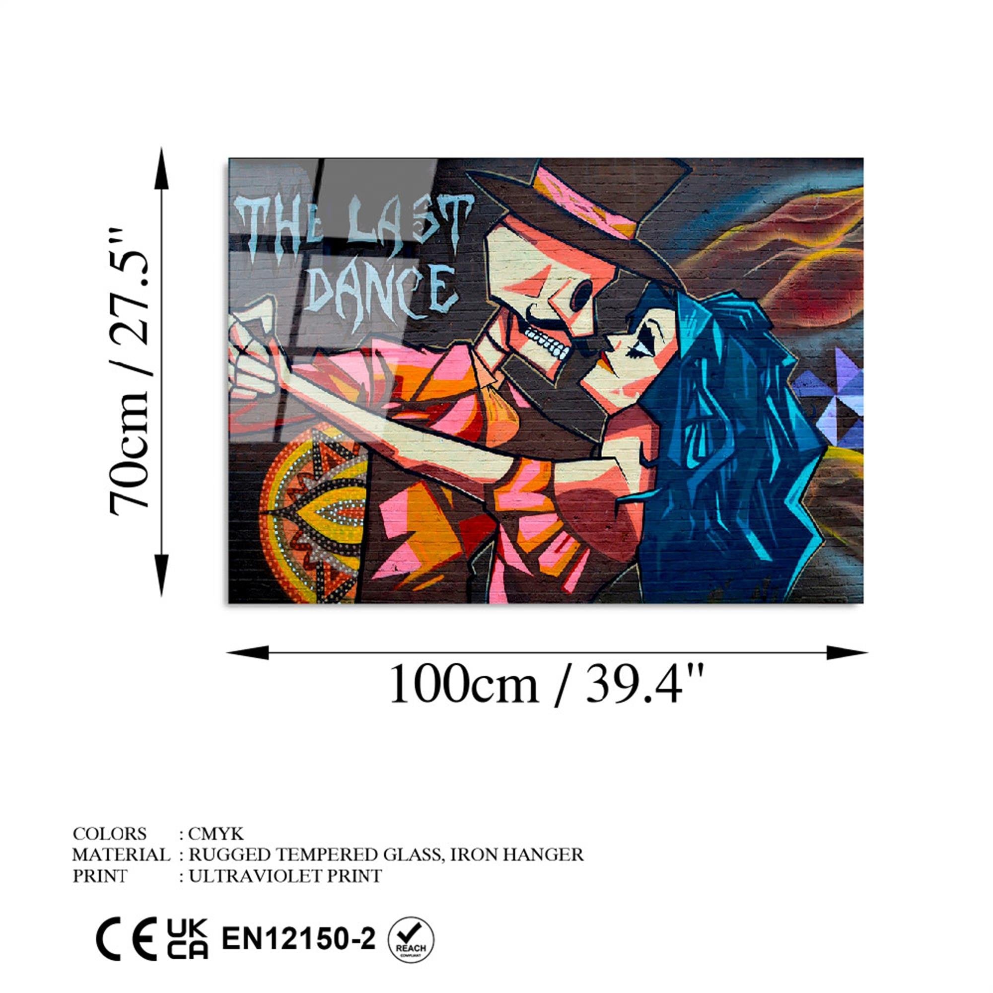 UV-805 Baskılı Cam Dikdörtgen Duvar Tablosu | ByLamp