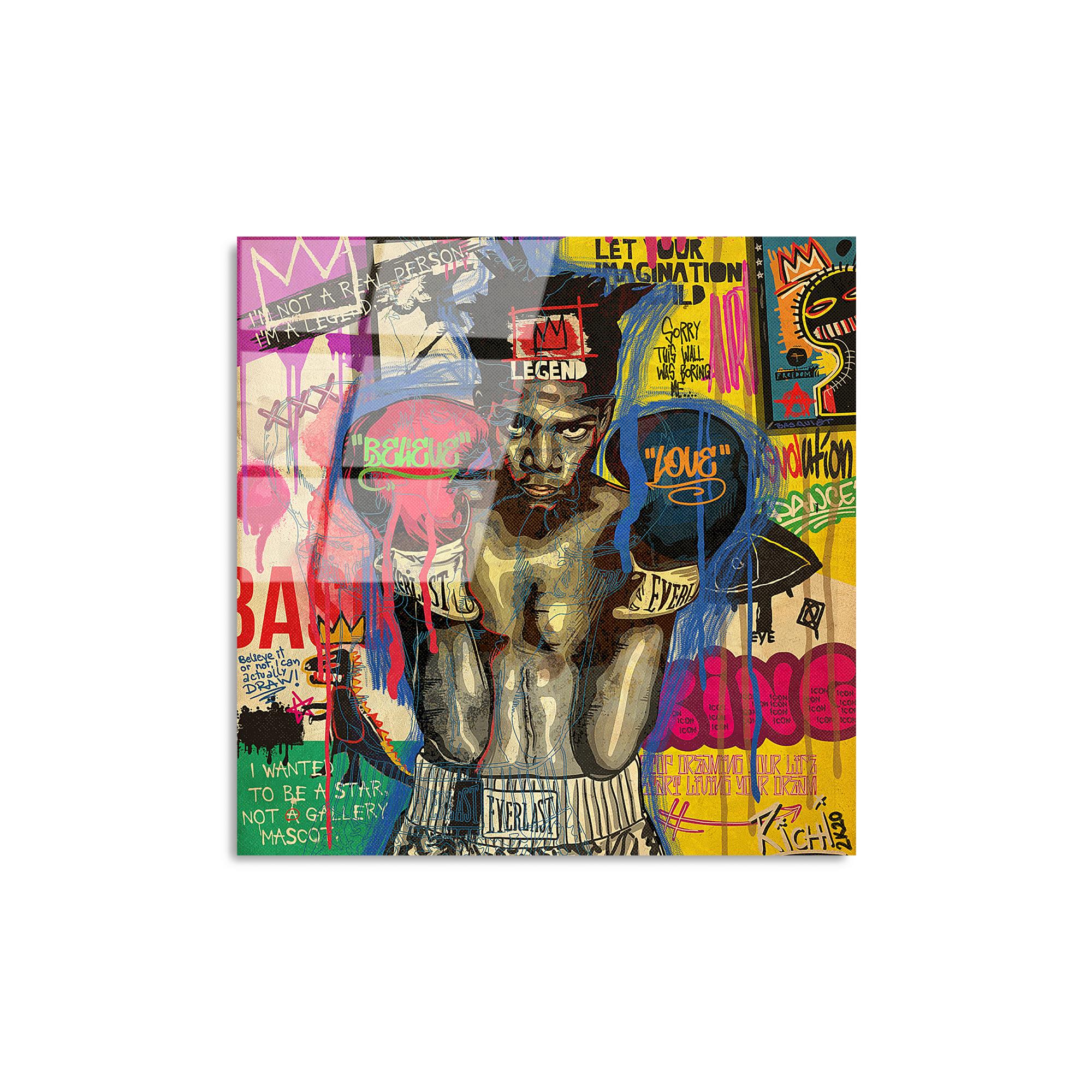 UV-815 Baskılı Cam Kare Duvar Tablosu | ByLamp