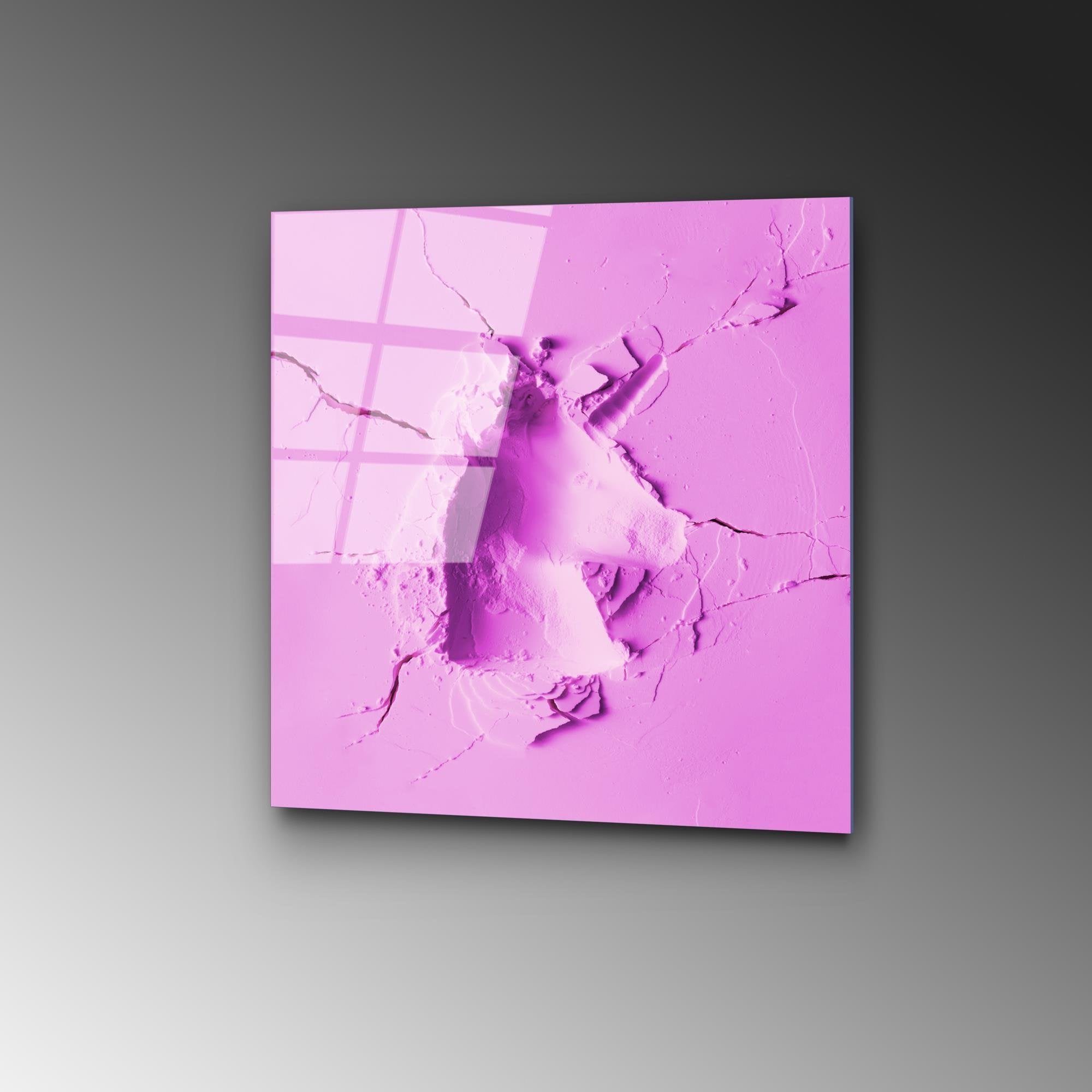 UV-827 Baskılı Cam Kare Duvar Tablosu | ByLamp