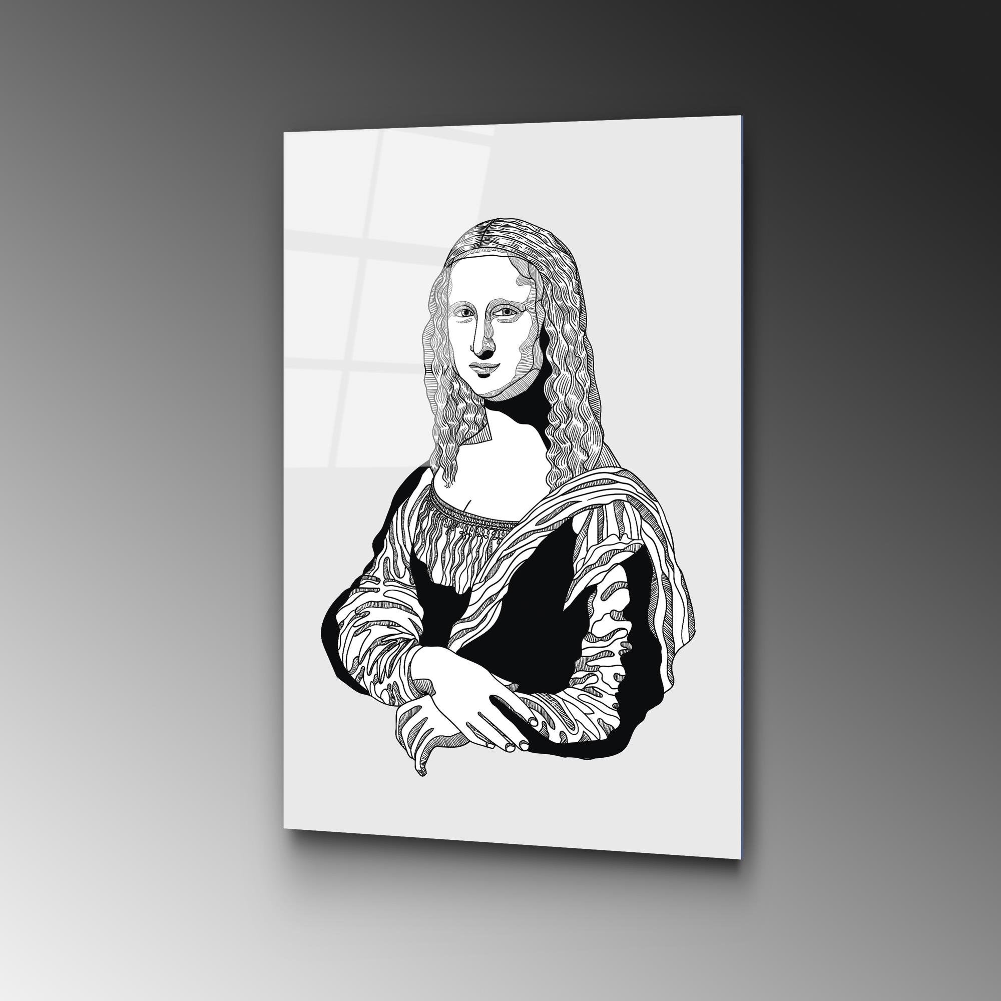 UV-864 Baskılı Cam Dikdörtgen Duvar Tablosu | ByLamp