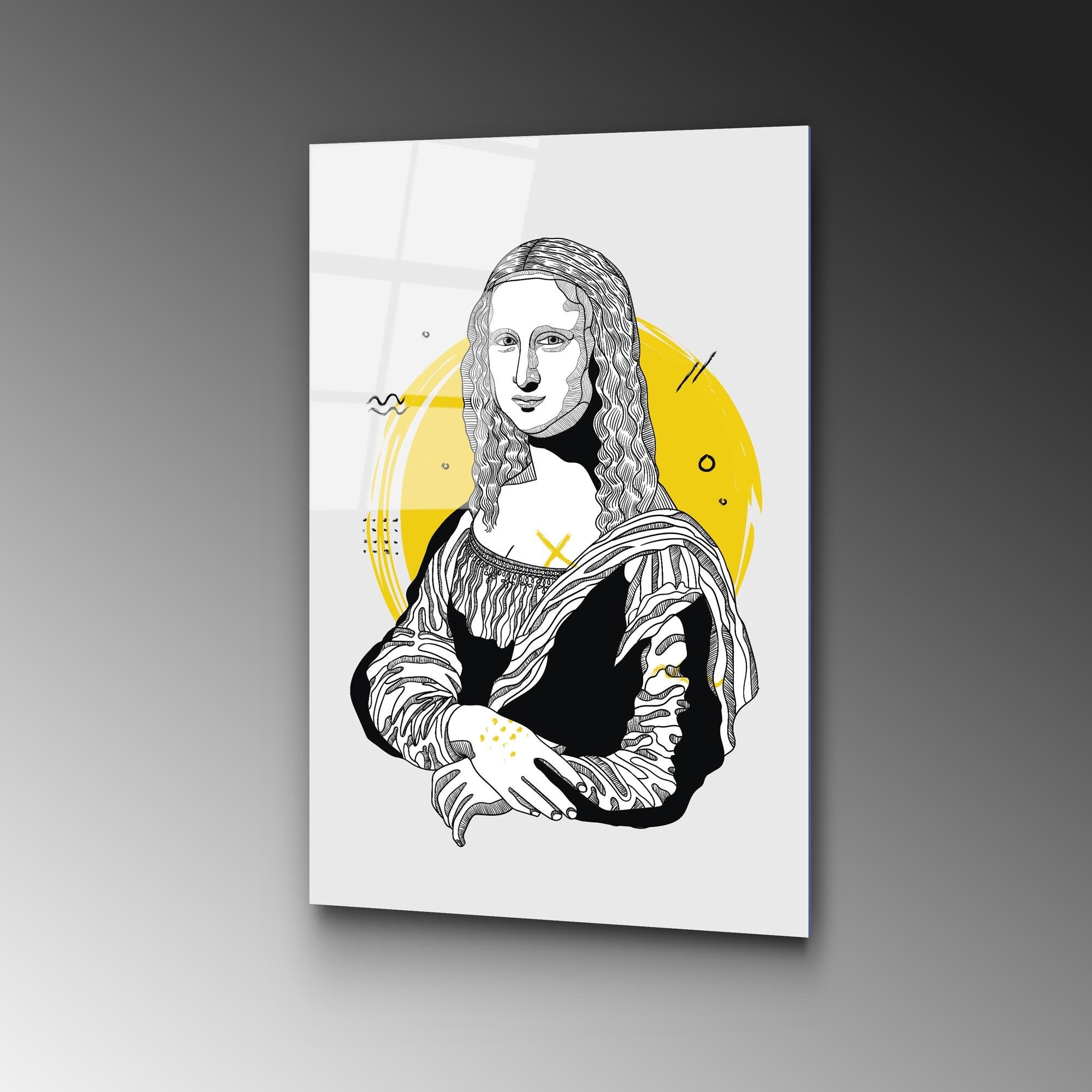 UV-865 Baskılı Cam Dikdörtgen Duvar Tablosu | ByLamp