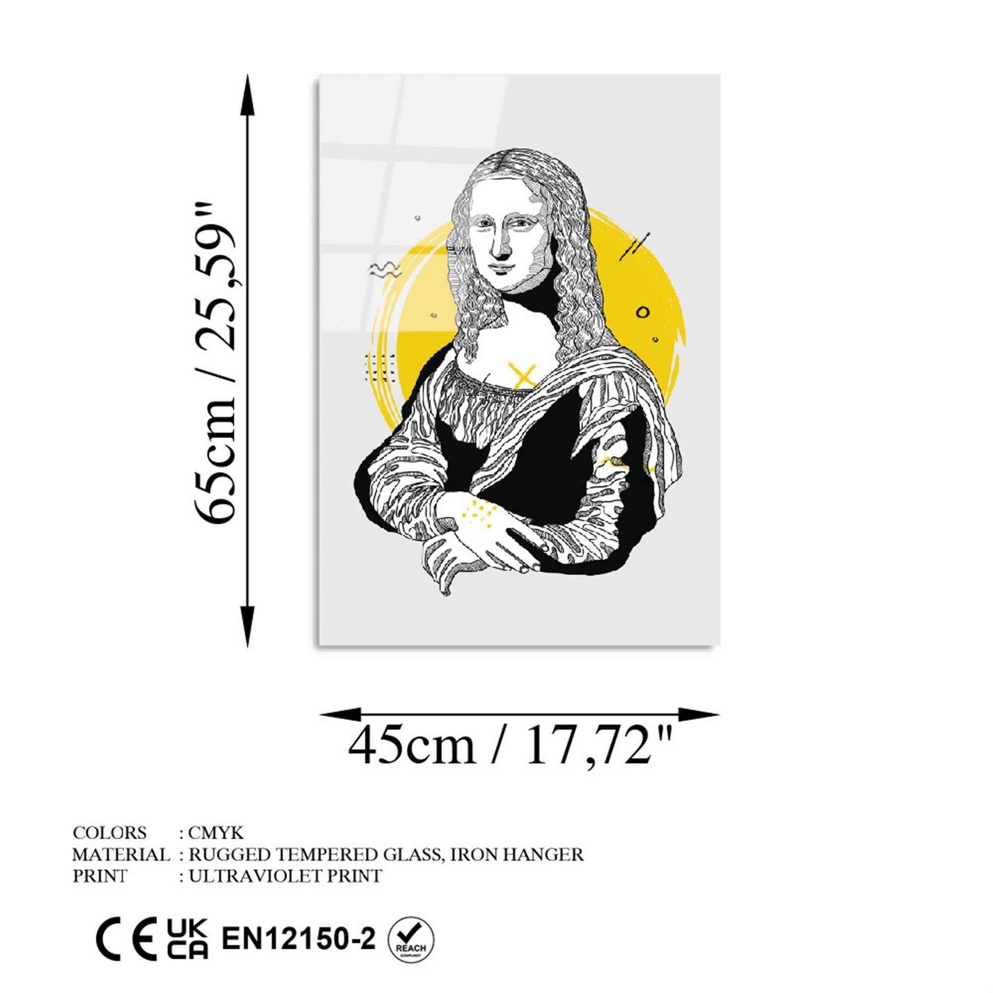 UV-865 Baskılı Cam Dikdörtgen Duvar Tablosu | ByLamp