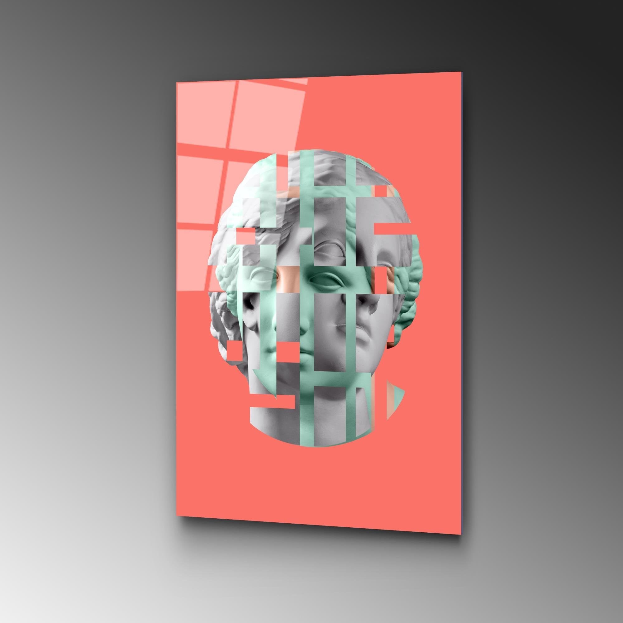 UV-867 Baskılı Cam Dikdörtgen Duvar Tablosu | ByLamp