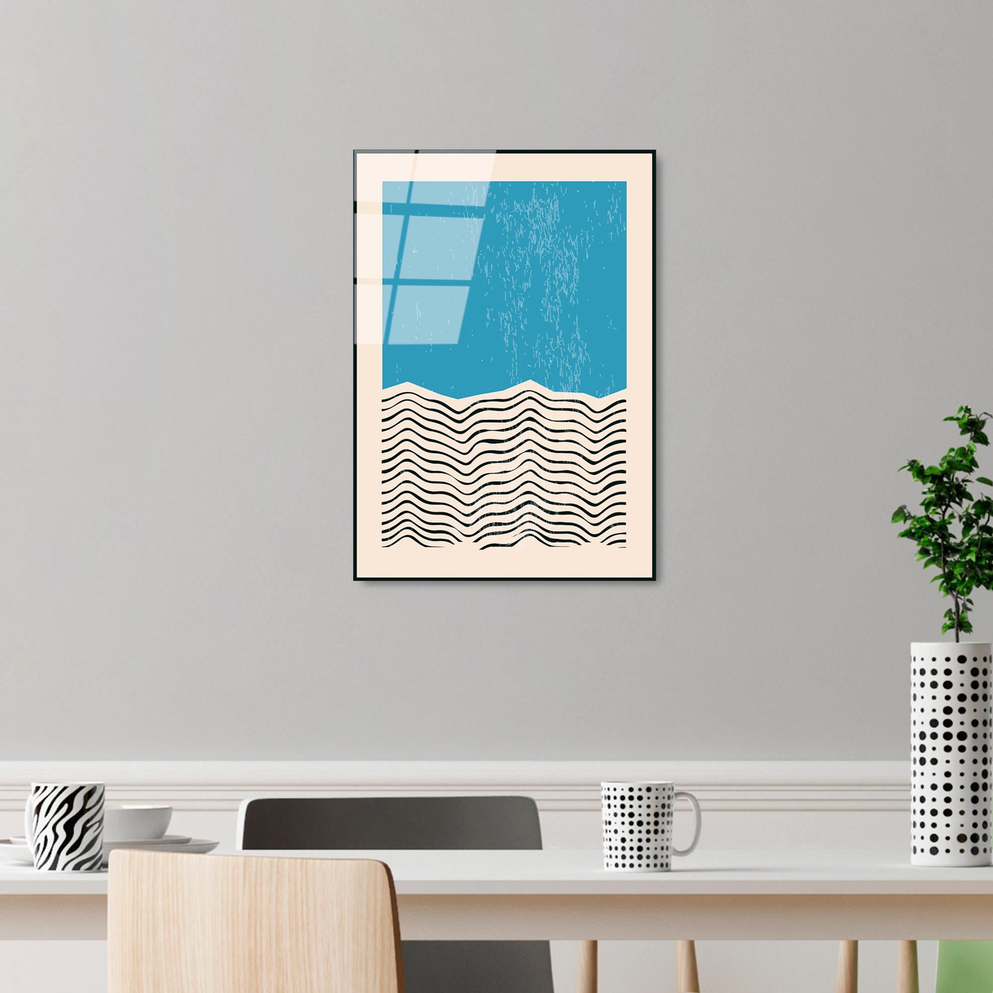 UV-882 Baskılı Cam Dikdörtgen Duvar Tablosu | ByLamp