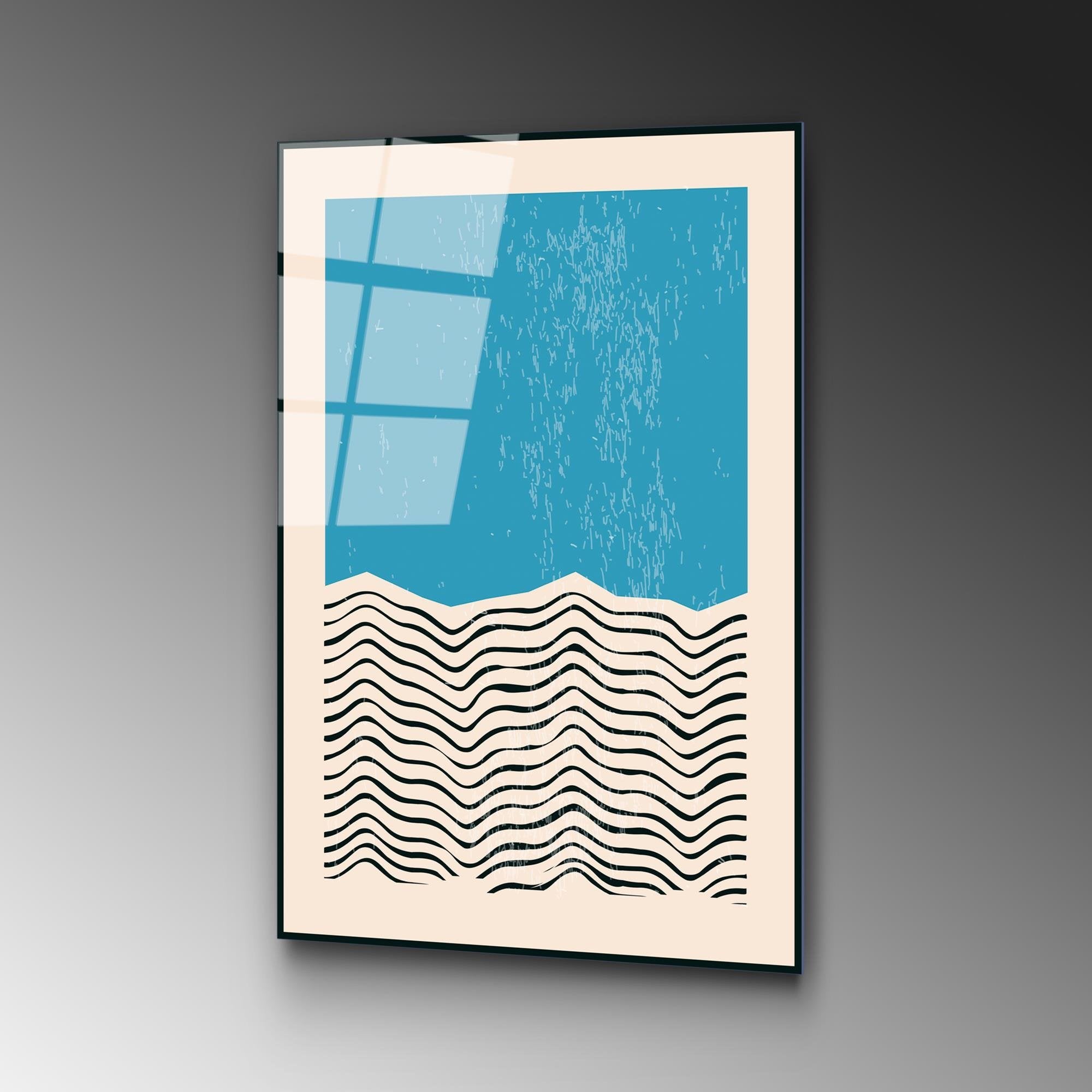 UV-882 Baskılı Cam Dikdörtgen Duvar Tablosu | ByLamp