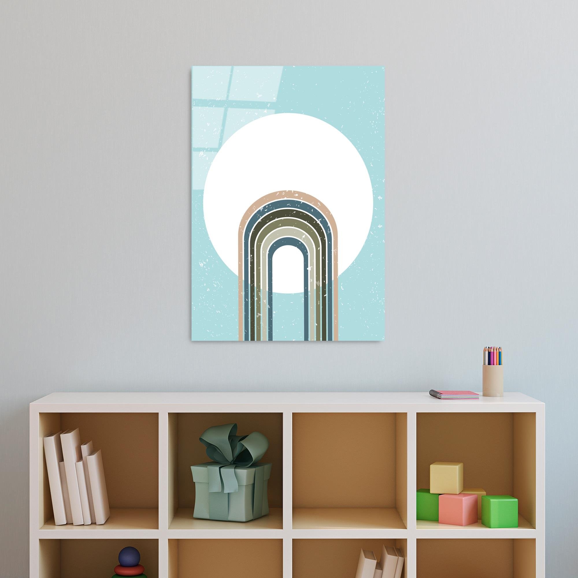 UV-893 Baskılı Cam Dikdörtgen Duvar Tablosu | ByLamp