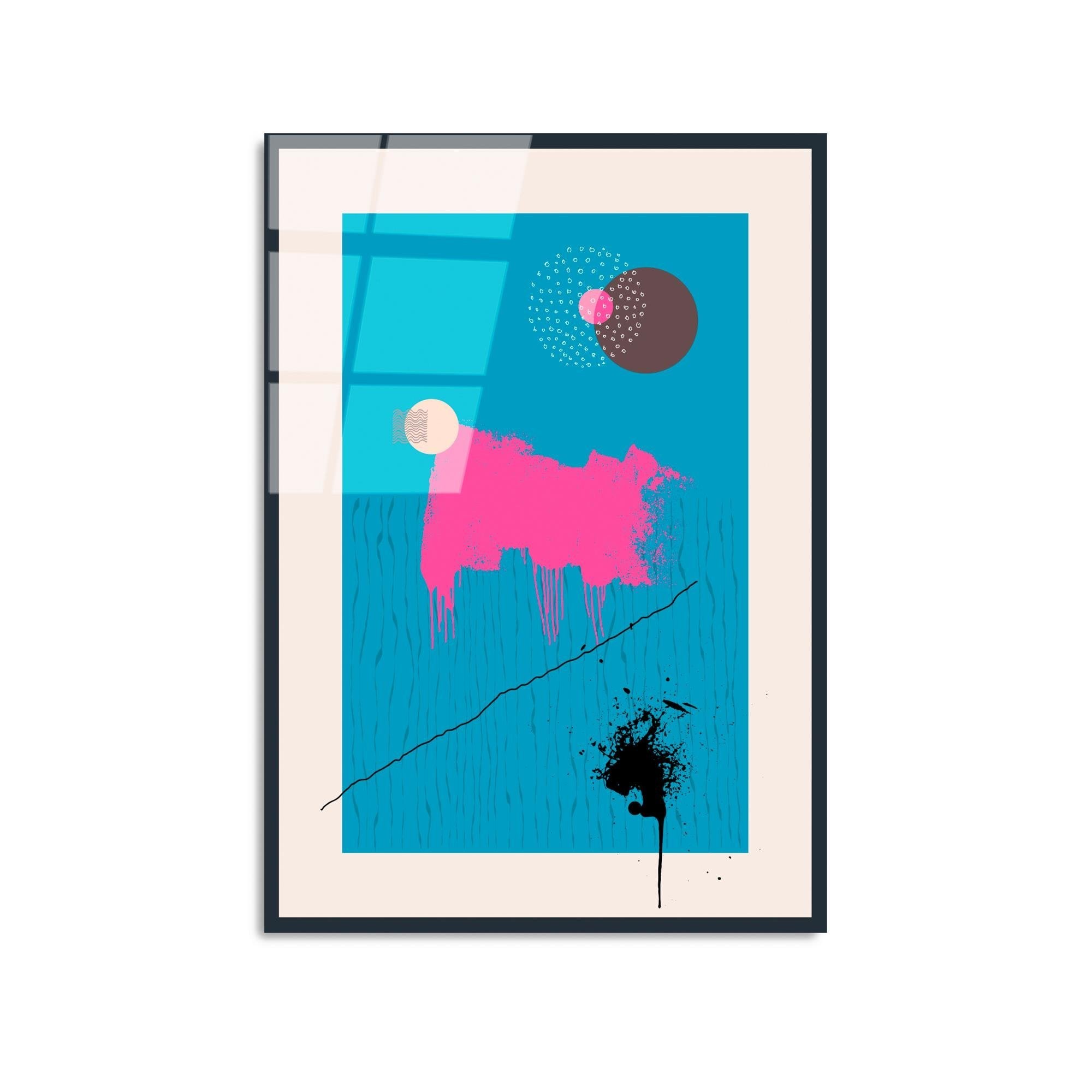 UV-900 Baskılı Cam Dikdörtgen Duvar Tablosu | ByLamp