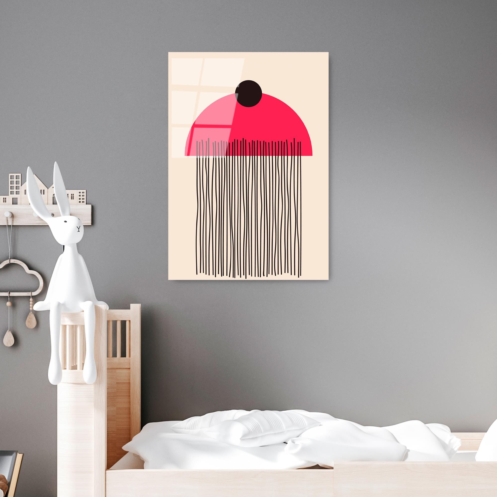 UV-905 Baskılı Cam Dikdörtgen Duvar Tablosu | ByLamp