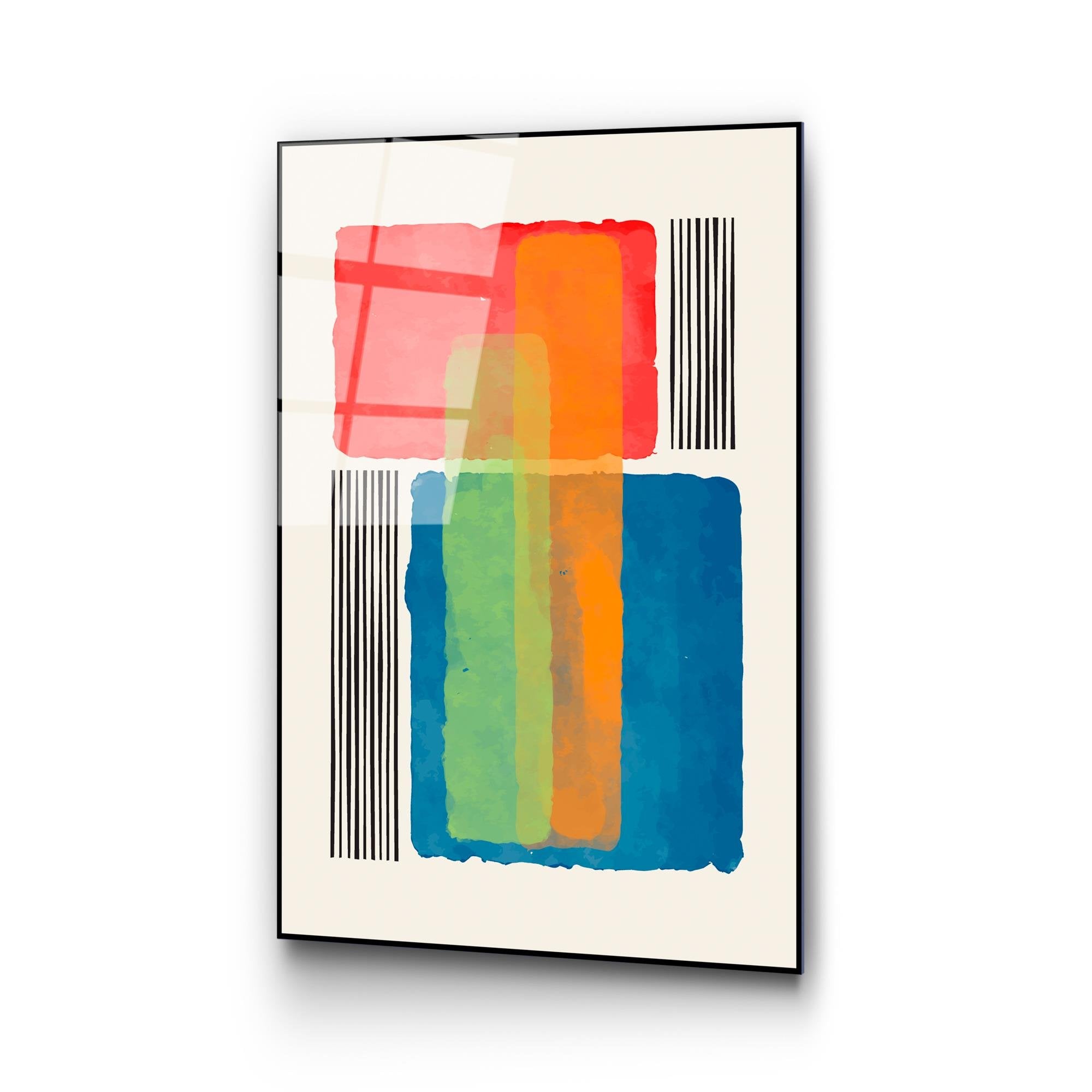 UV-918 Baskılı Cam Dikdörtgen Duvar Tablosu | ByLamp