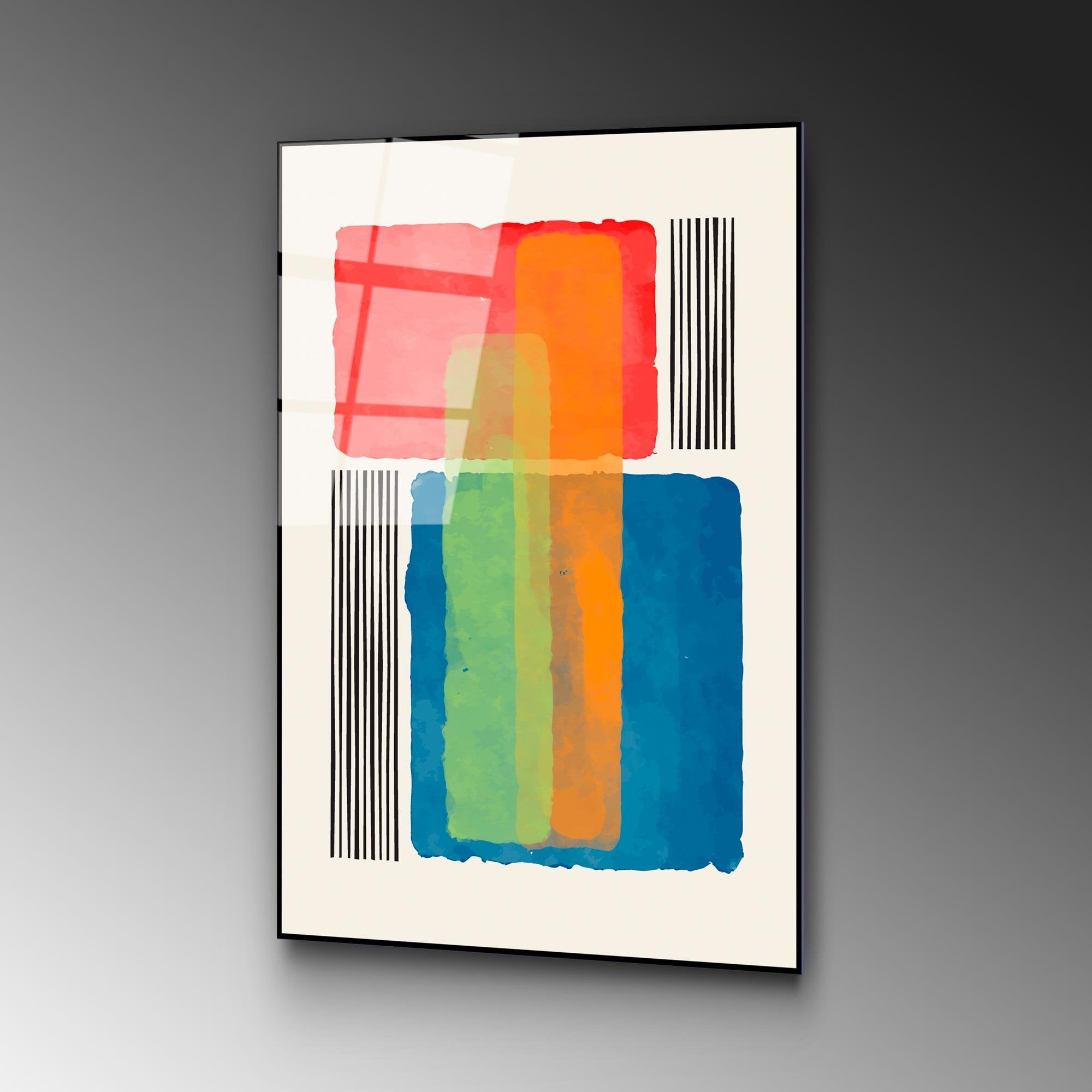 UV-918 Baskılı Cam Dikdörtgen Duvar Tablosu | ByLamp