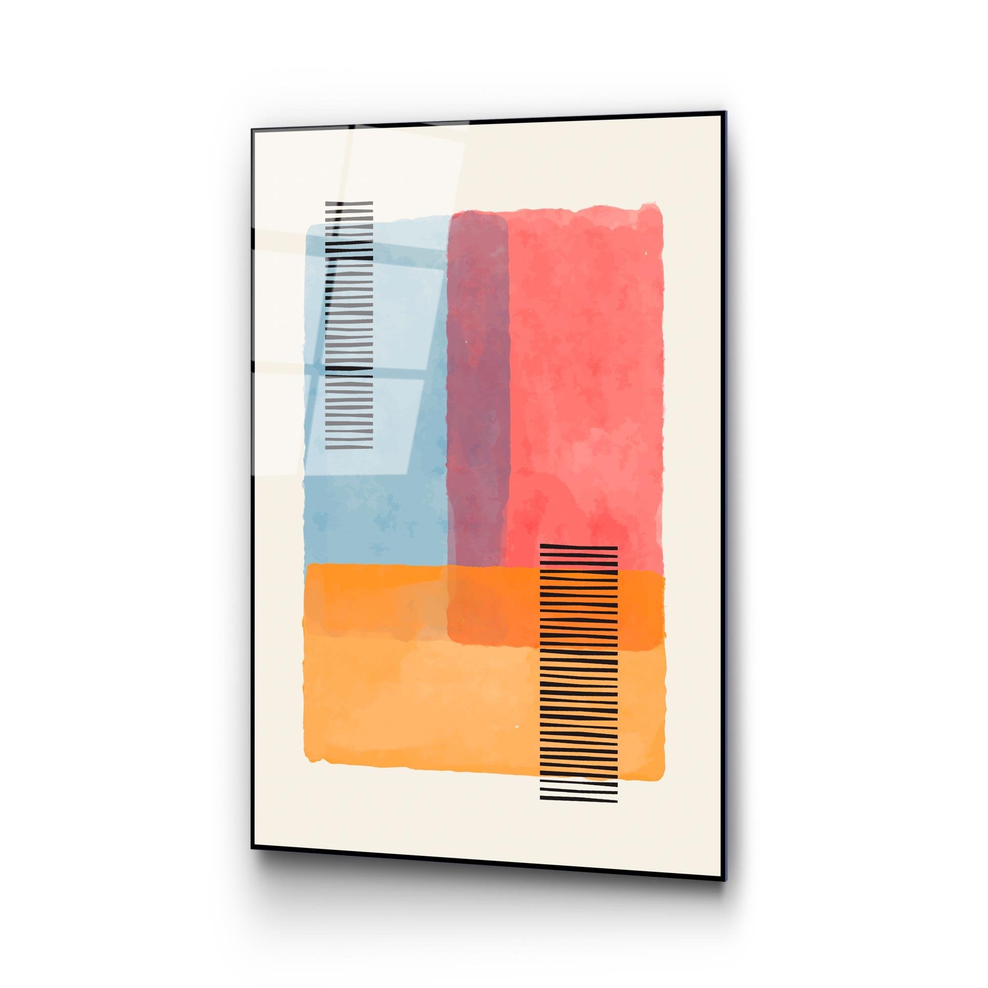 UV-919 Baskılı Cam Dikdörtgen Duvar Tablosu | ByLamp