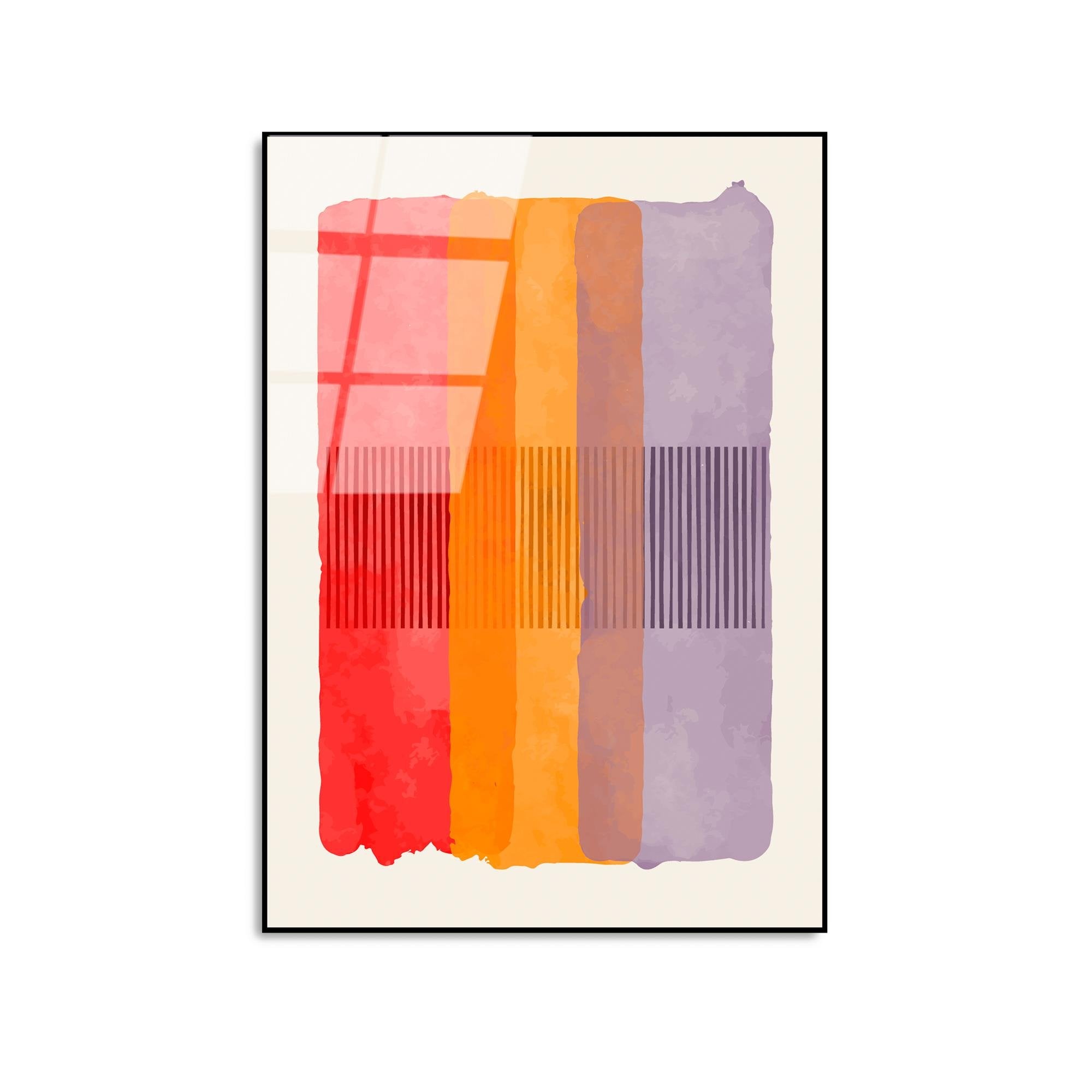 UV-921 Baskılı Cam Dikdörtgen Duvar Tablosu | ByLamp