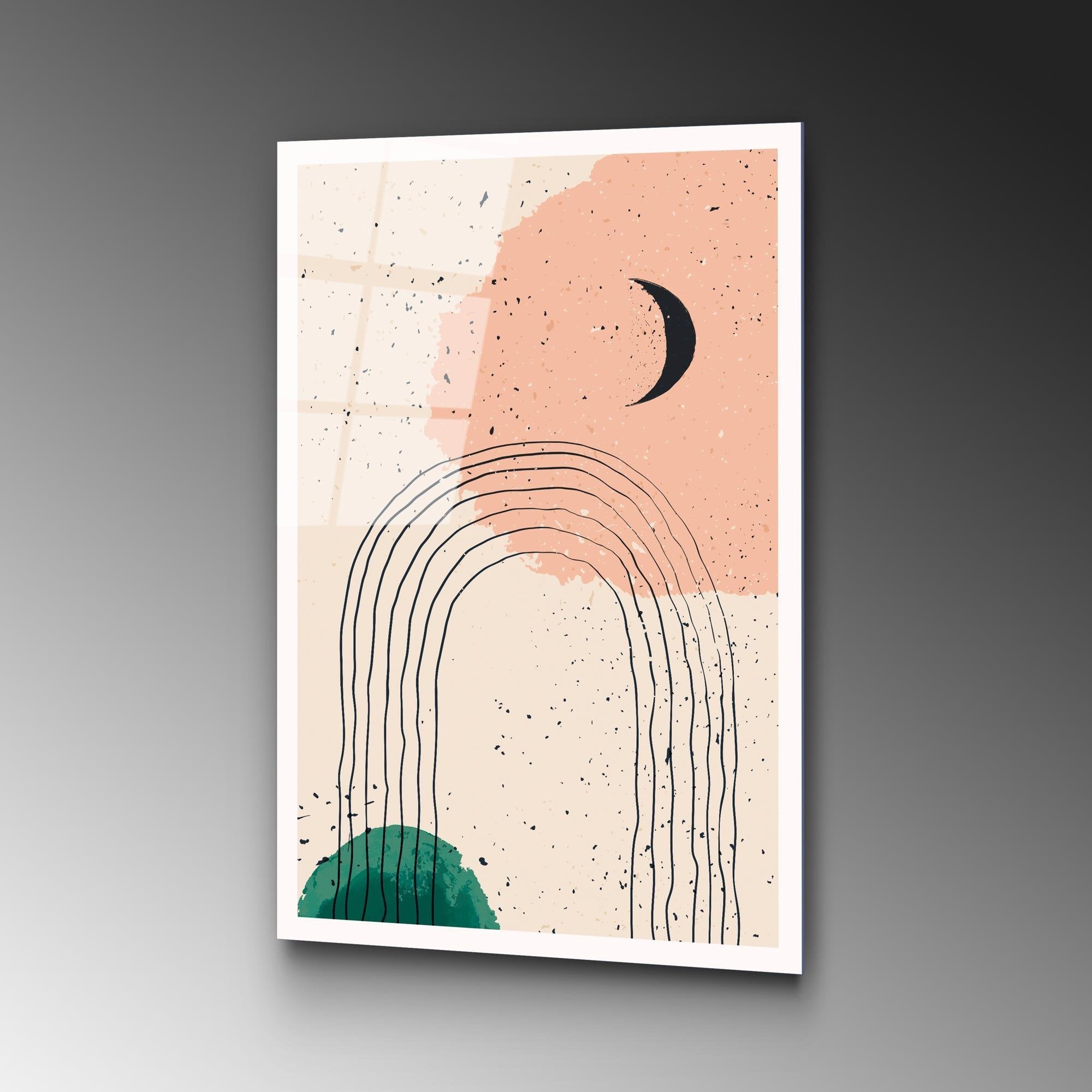 UV-925 Baskılı Cam Dikdörtgen Duvar Tablosu | ByLamp