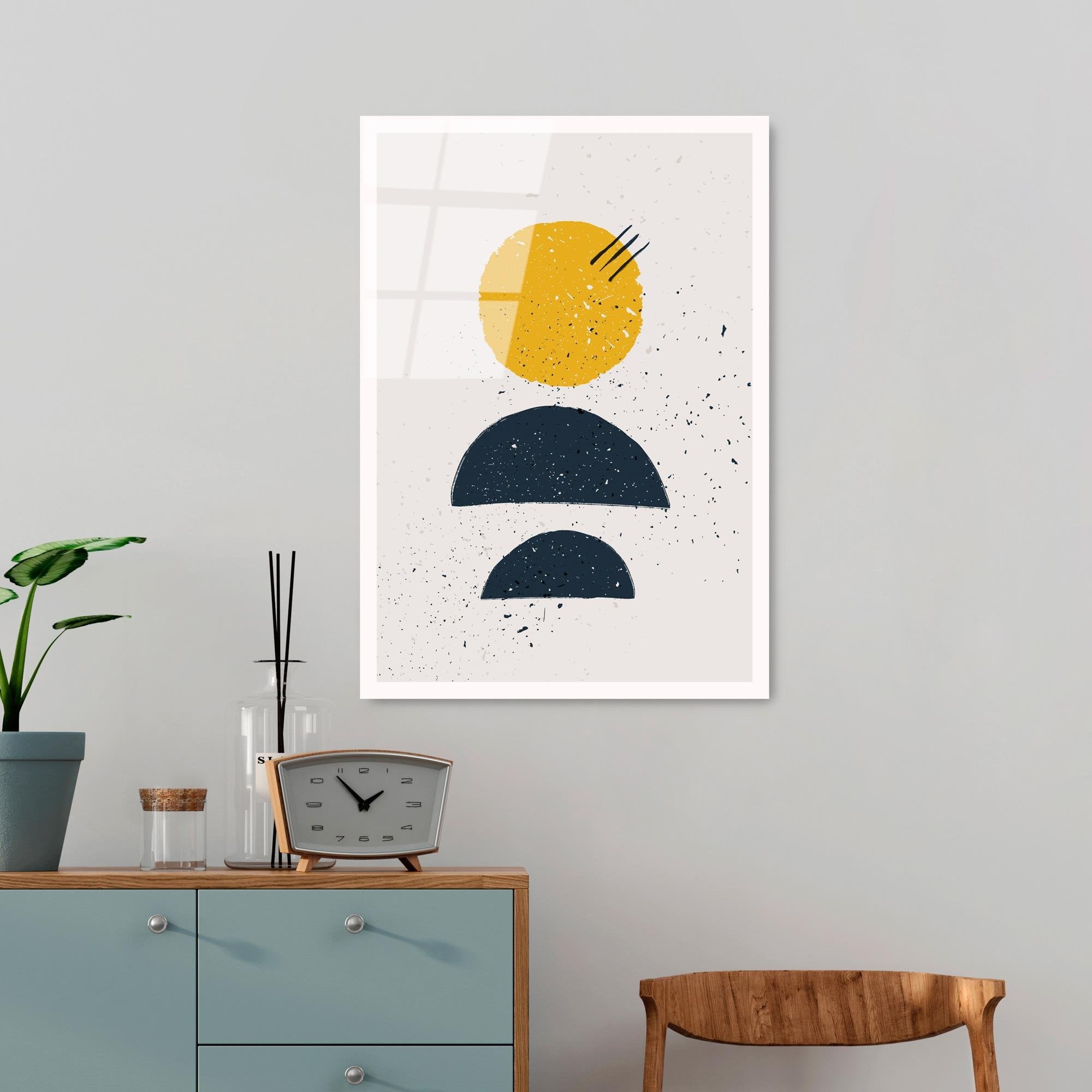 UV-931 Baskılı Cam Dikdörtgen Duvar Tablosu | ByLamp