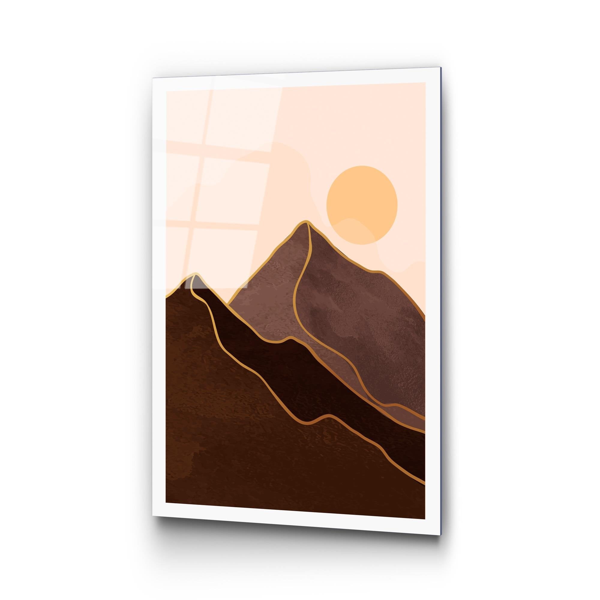 UV-960 Baskılı Cam Dikdörtgen Duvar Tablosu | ByLamp