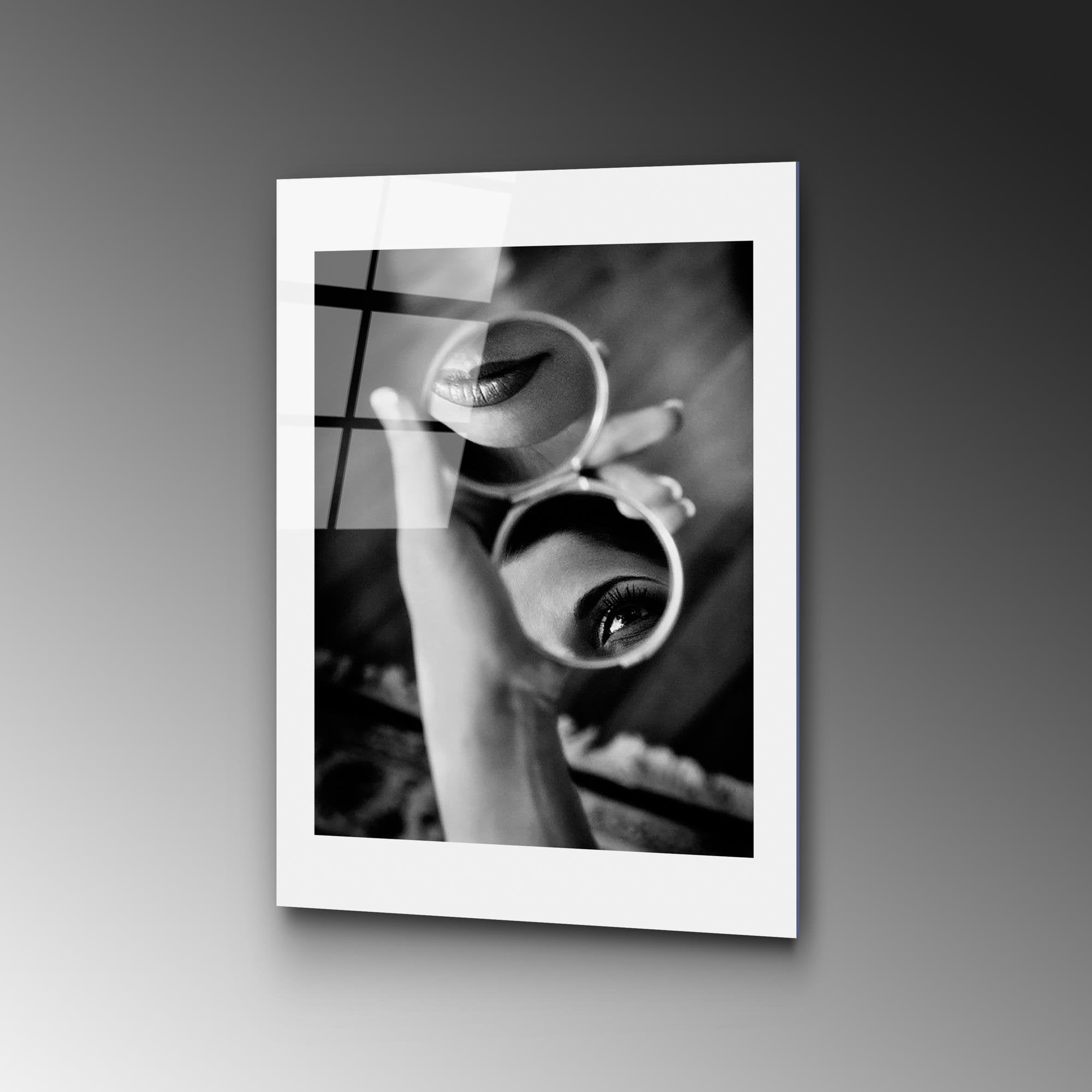 UV-978 Baskılı Cam Dikdörtgen Duvar Tablosu | ByLamp