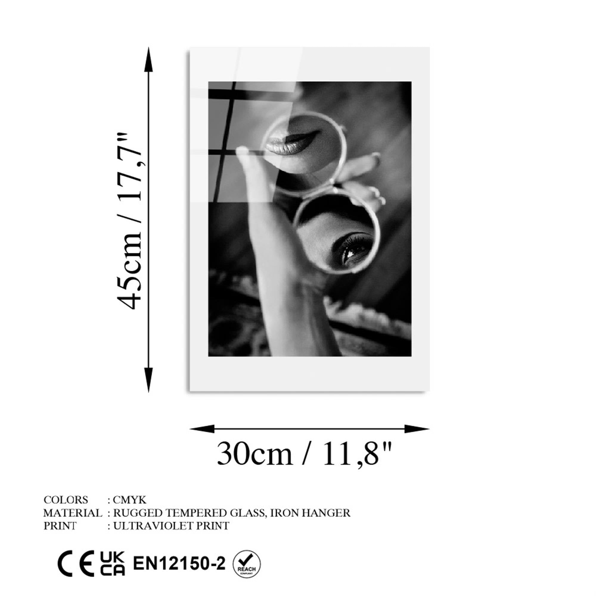 UV-978 Baskılı Cam Dikdörtgen Duvar Tablosu | ByLamp