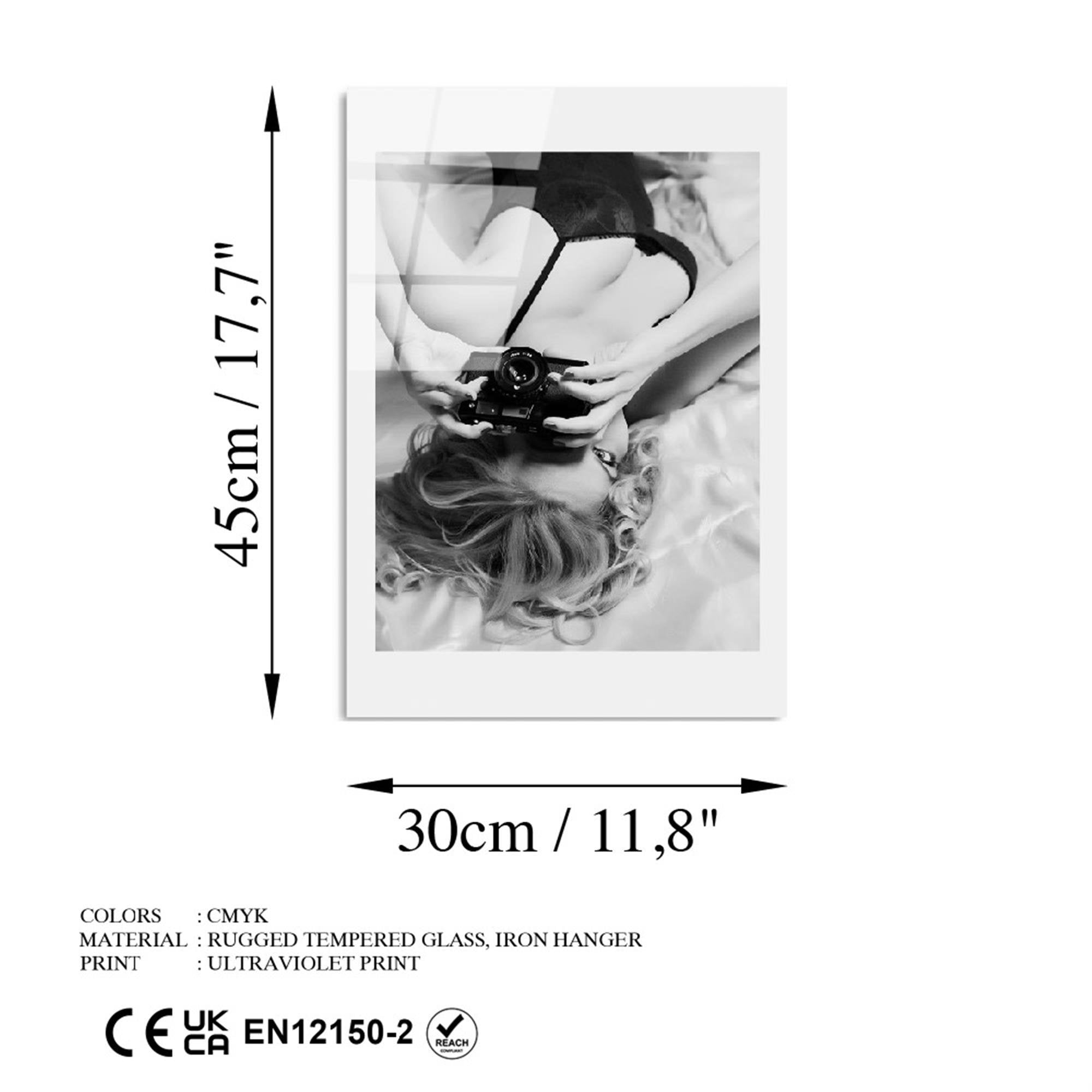 UV-980 Baskılı Cam Dikdörtgen Duvar Tablosu | ByLamp