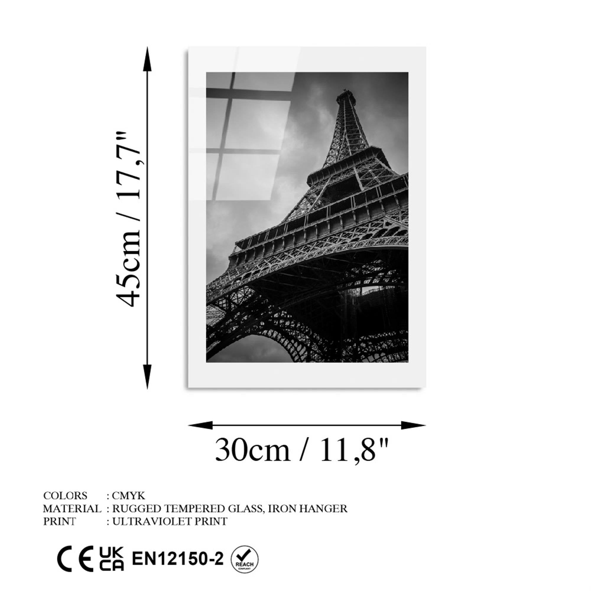 UV-983 Baskılı Cam Dikdörtgen Duvar Tablosu | ByLamp