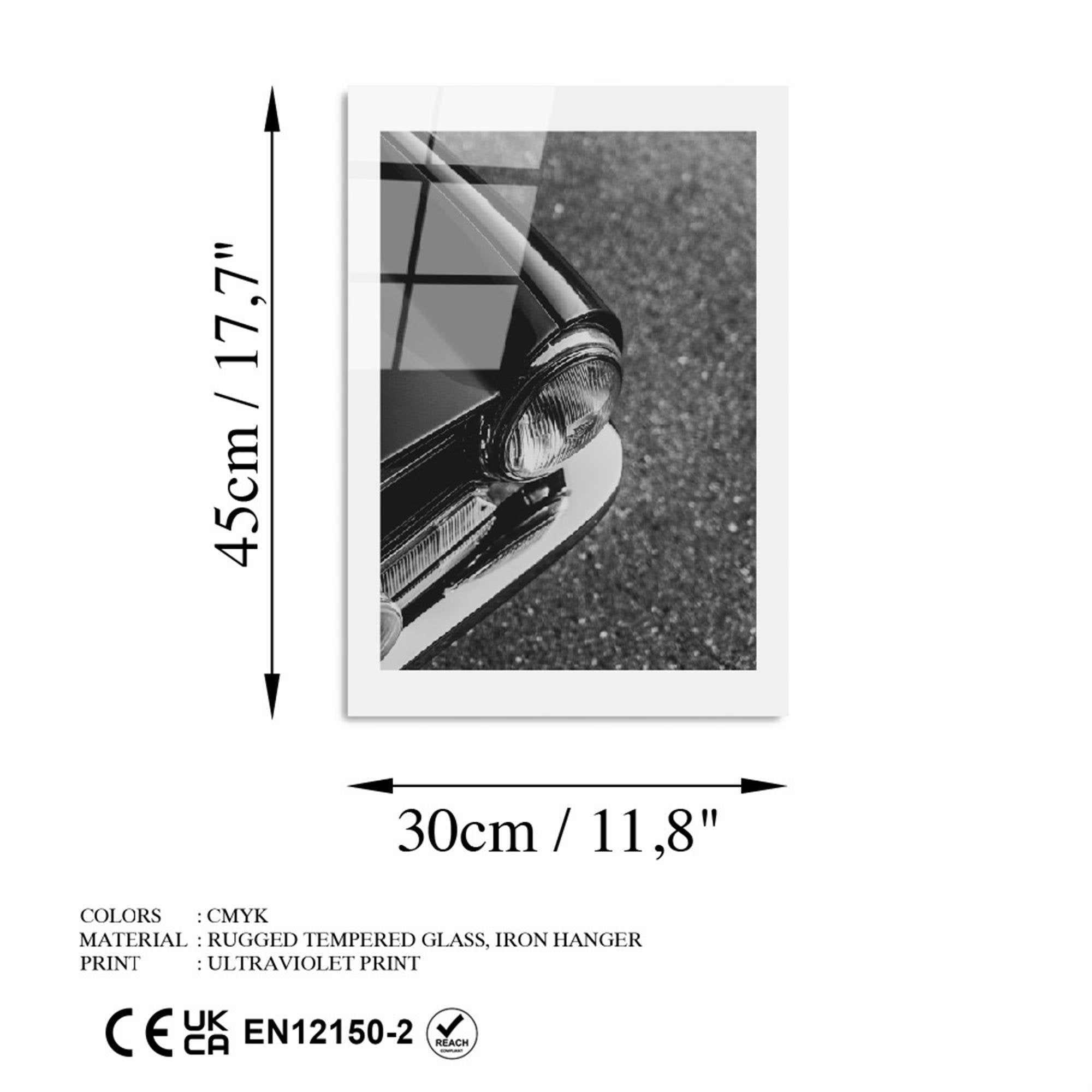 UV-984 Baskılı Cam Dikdörtgen Duvar Tablosu | ByLamp