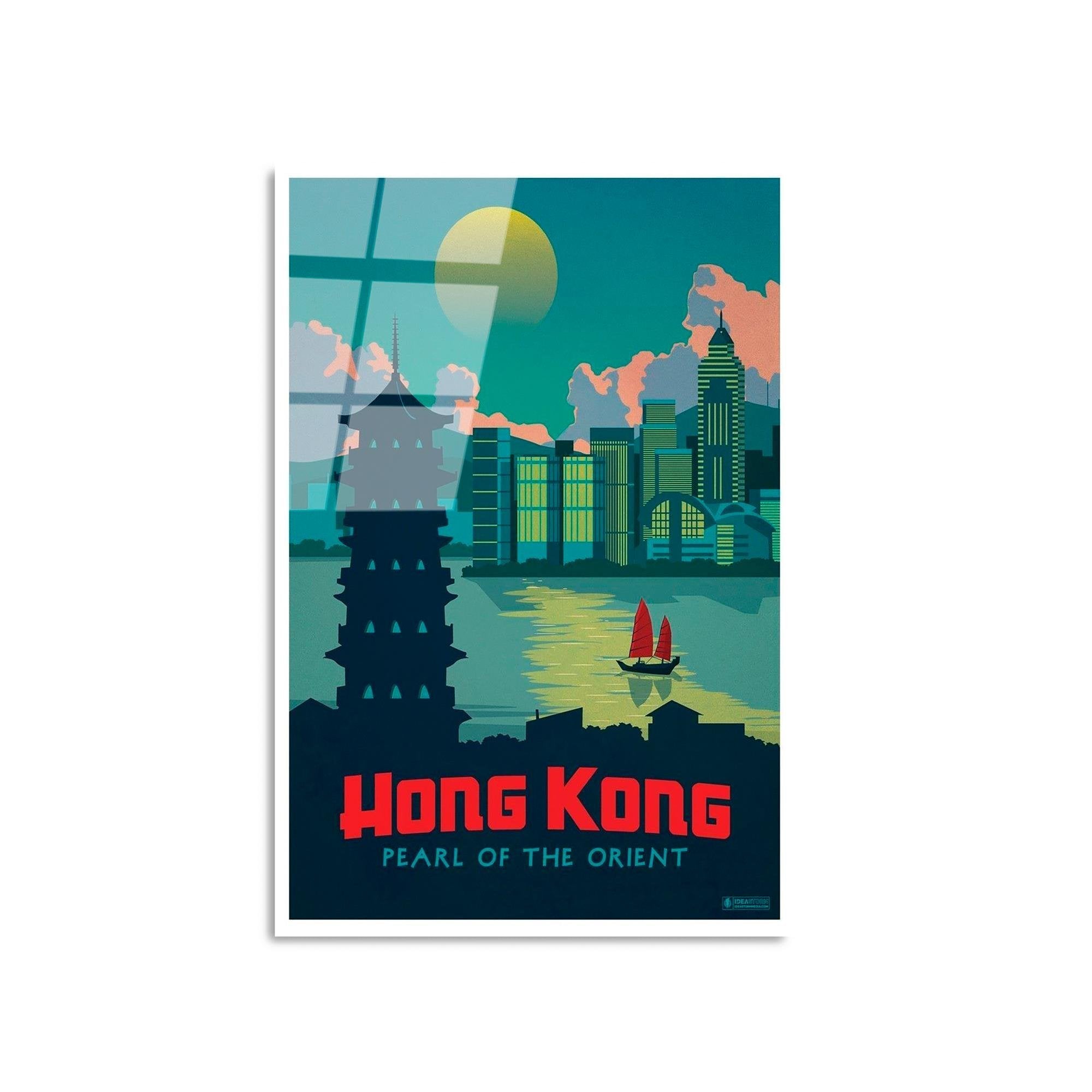 UV-996 Baskılı Cam Dikdörtgen Duvar Tablosu | ByLamp