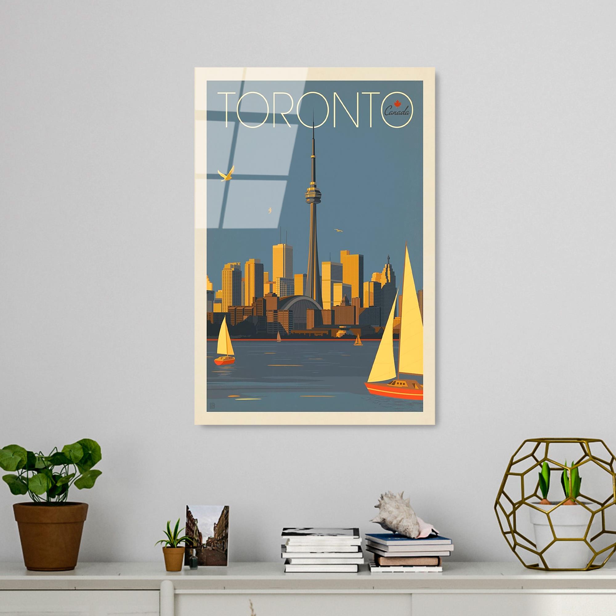 UV-999 Baskılı Cam Dikdörtgen Duvar Tablosu | ByLamp