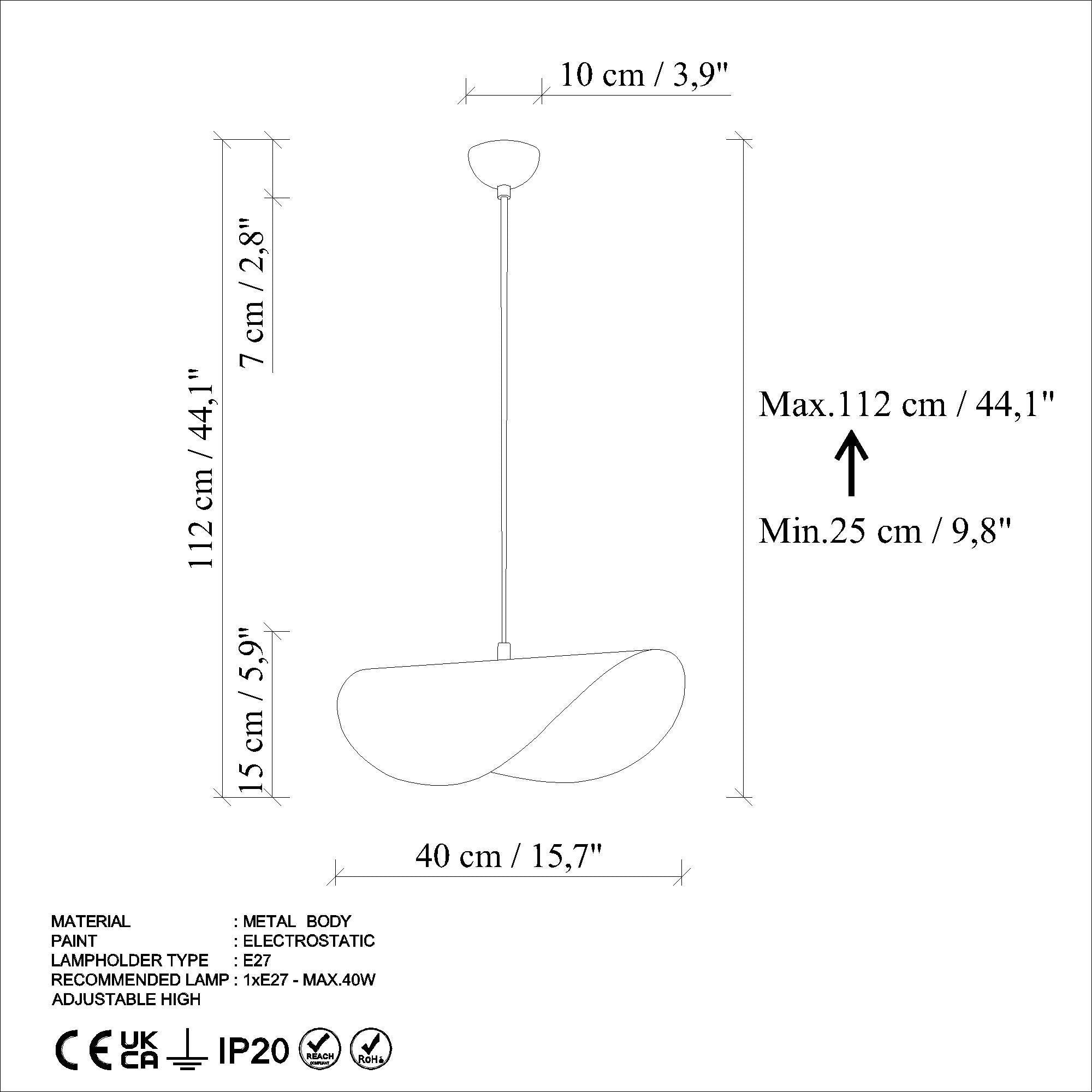 Vatoz Nus 2866 Mint Yeşili Cam Sarkıt Aydınlatma | ByLamp