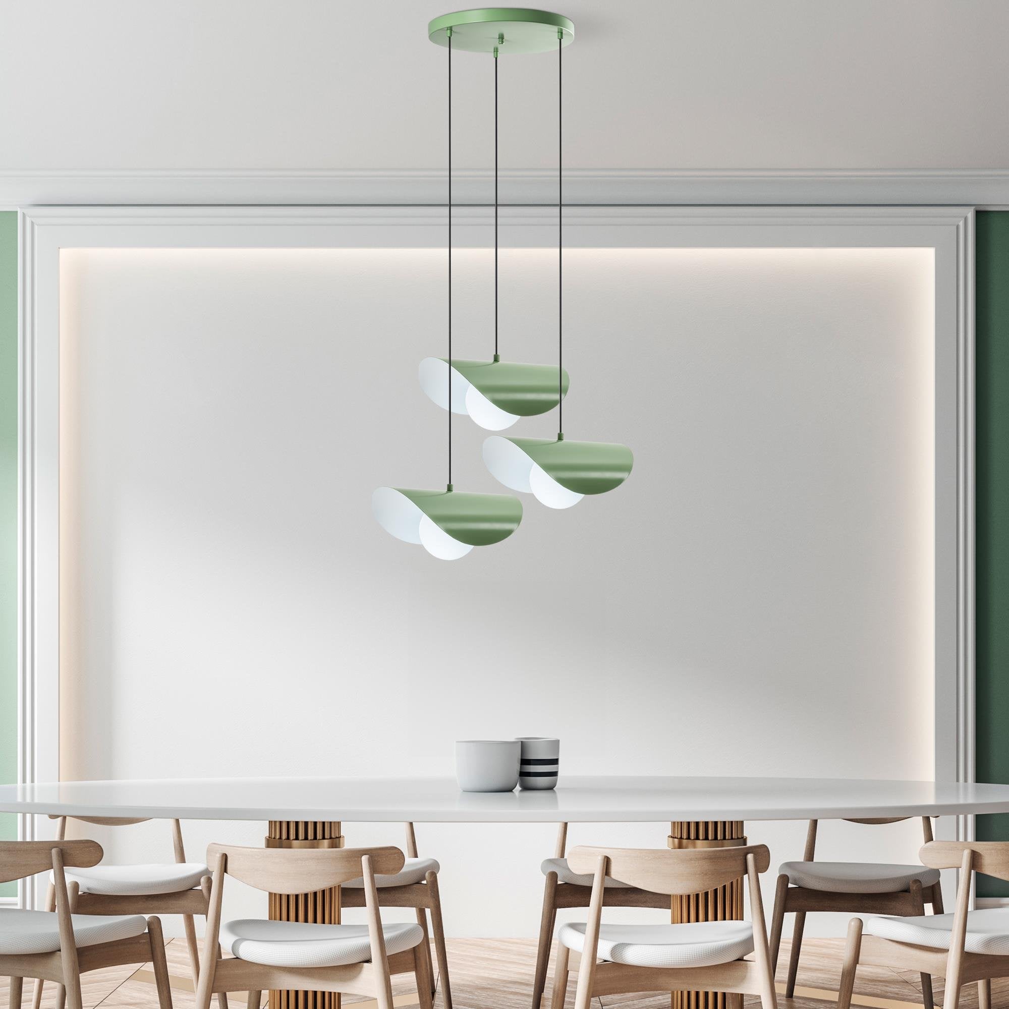 Vatoz Nus 6141 Mint Yeşili Cam Sarkıt Aydınlatma | ByLamp