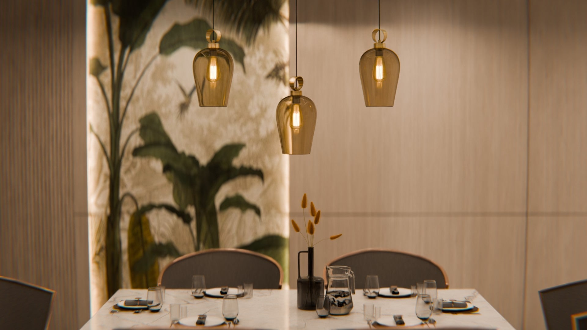 Disko Üçlü Set - Vazo Large Cam