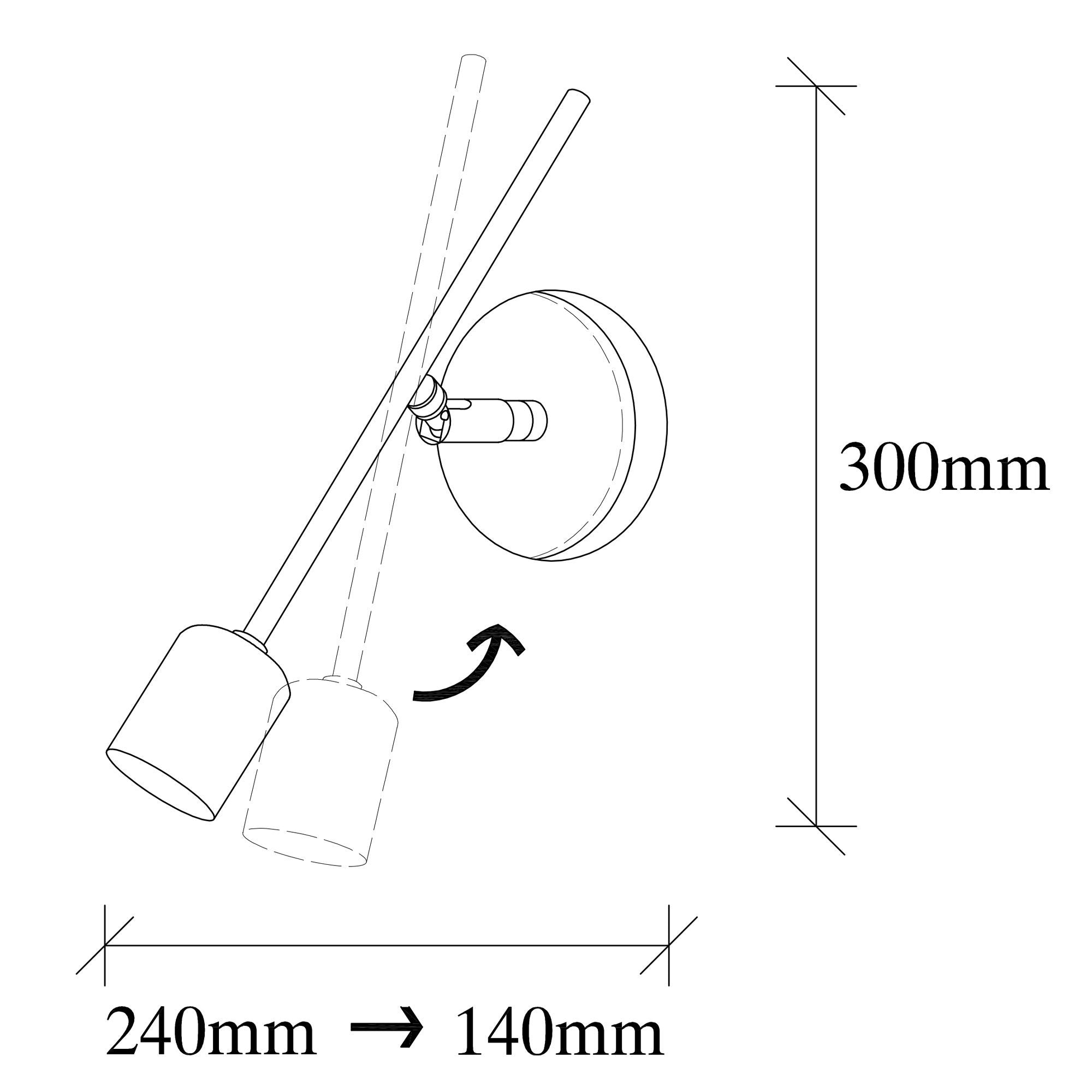 VE 3681 Rustik Aplik Duvar Aydınlatma | ByLamp