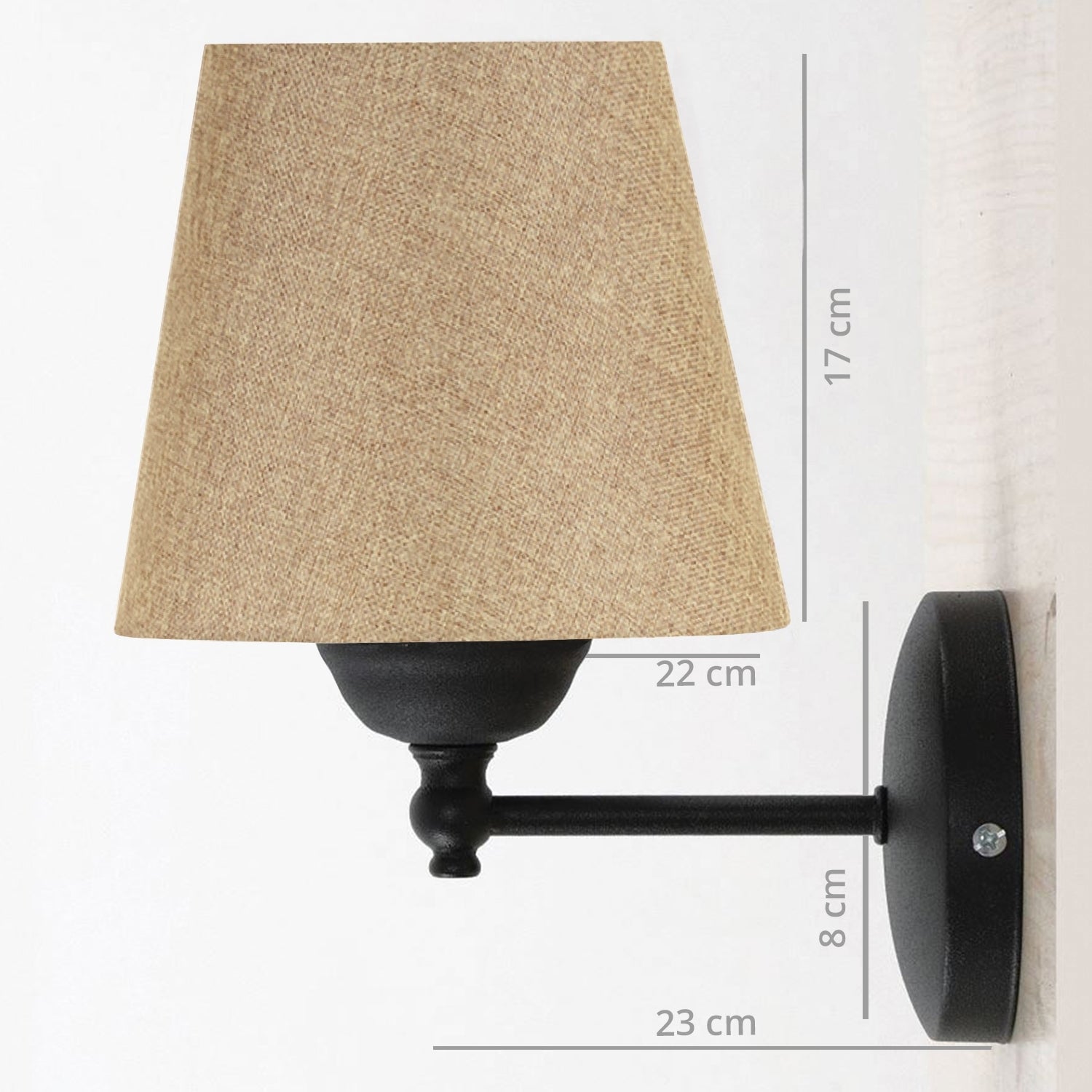 Viva Light Brown Color Wall Lamp | ByLamp