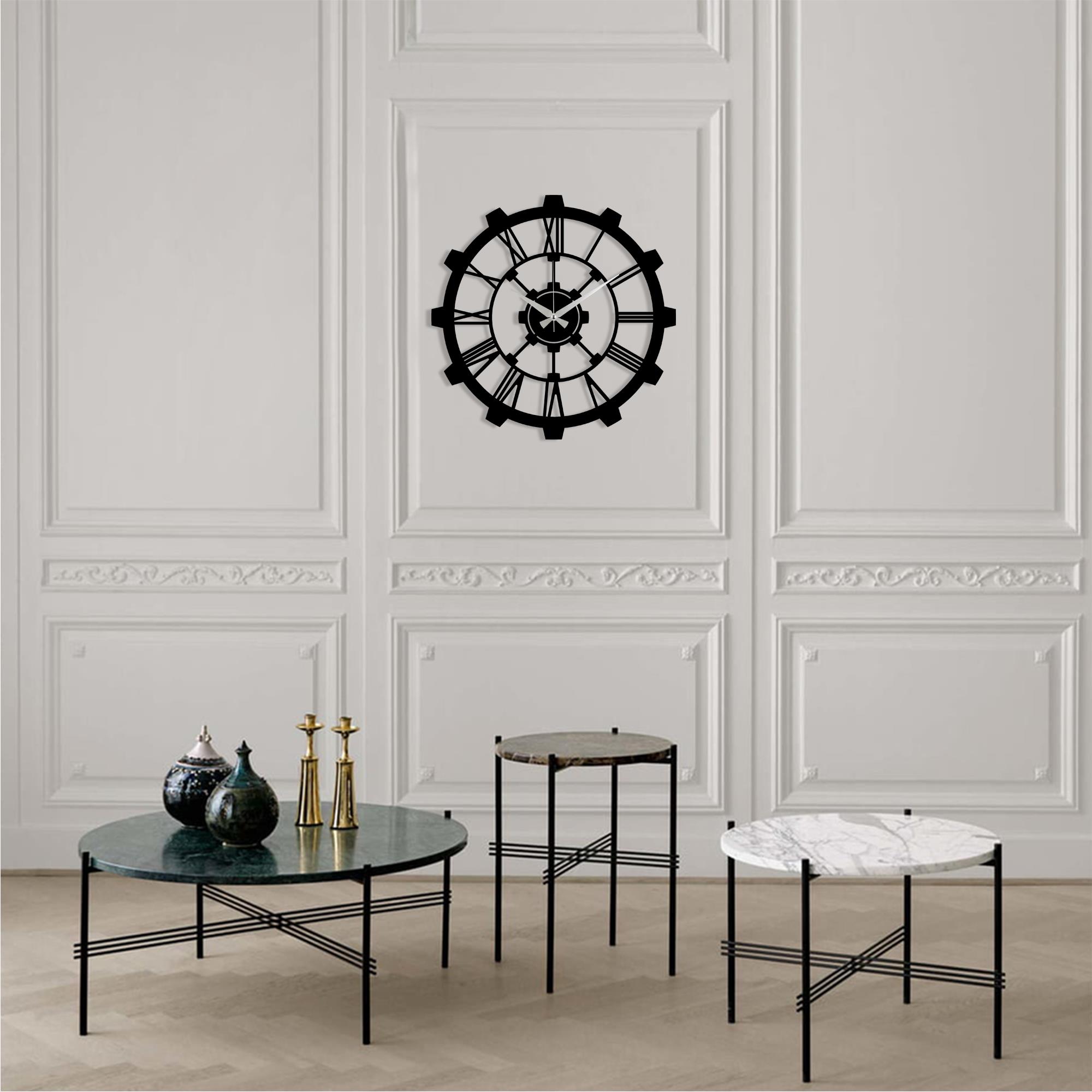 WATCH-016 Dekoratif Metal Duvar Saati | ByLamp