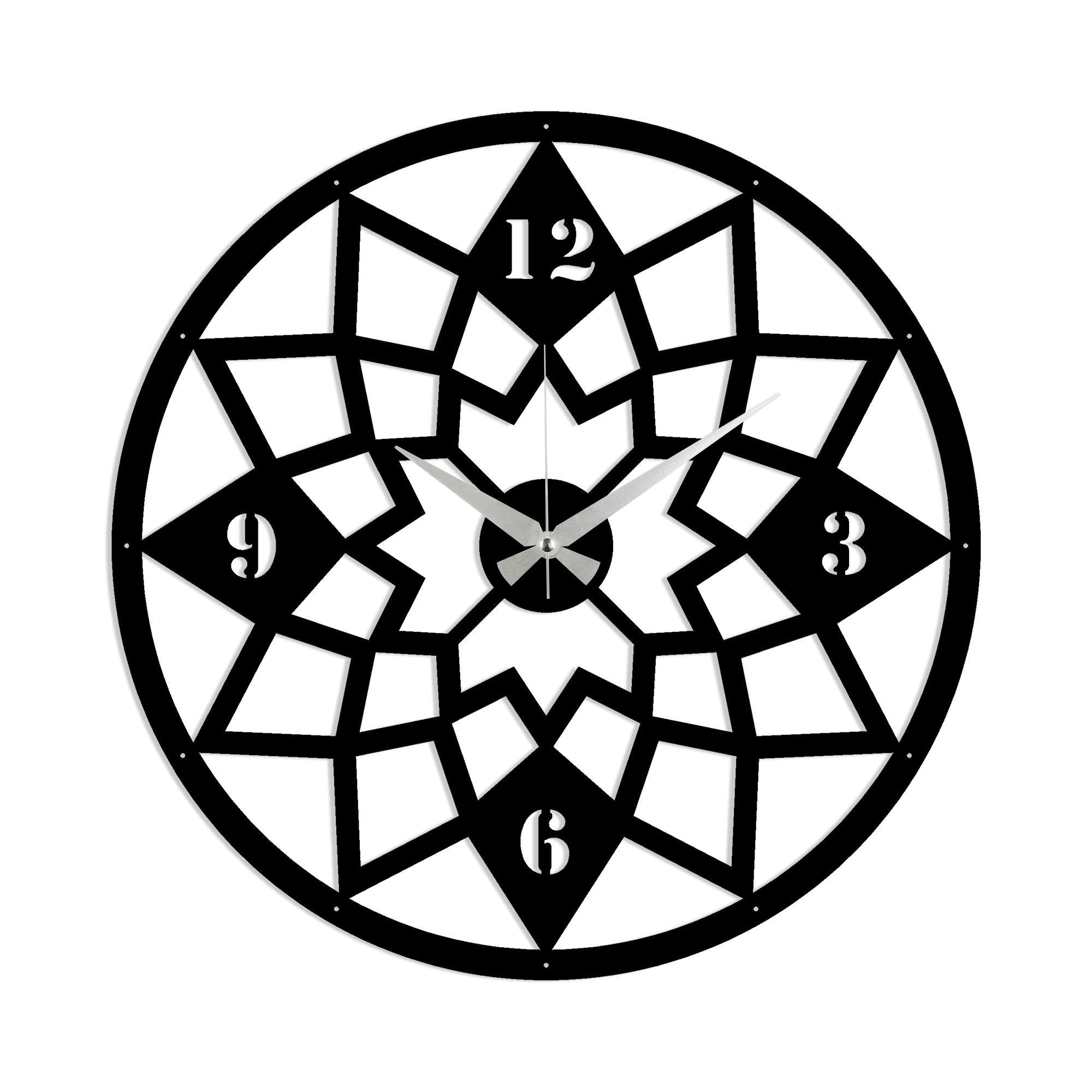 WATCH-019 Dekoratif Metal Duvar Saati | ByLamp