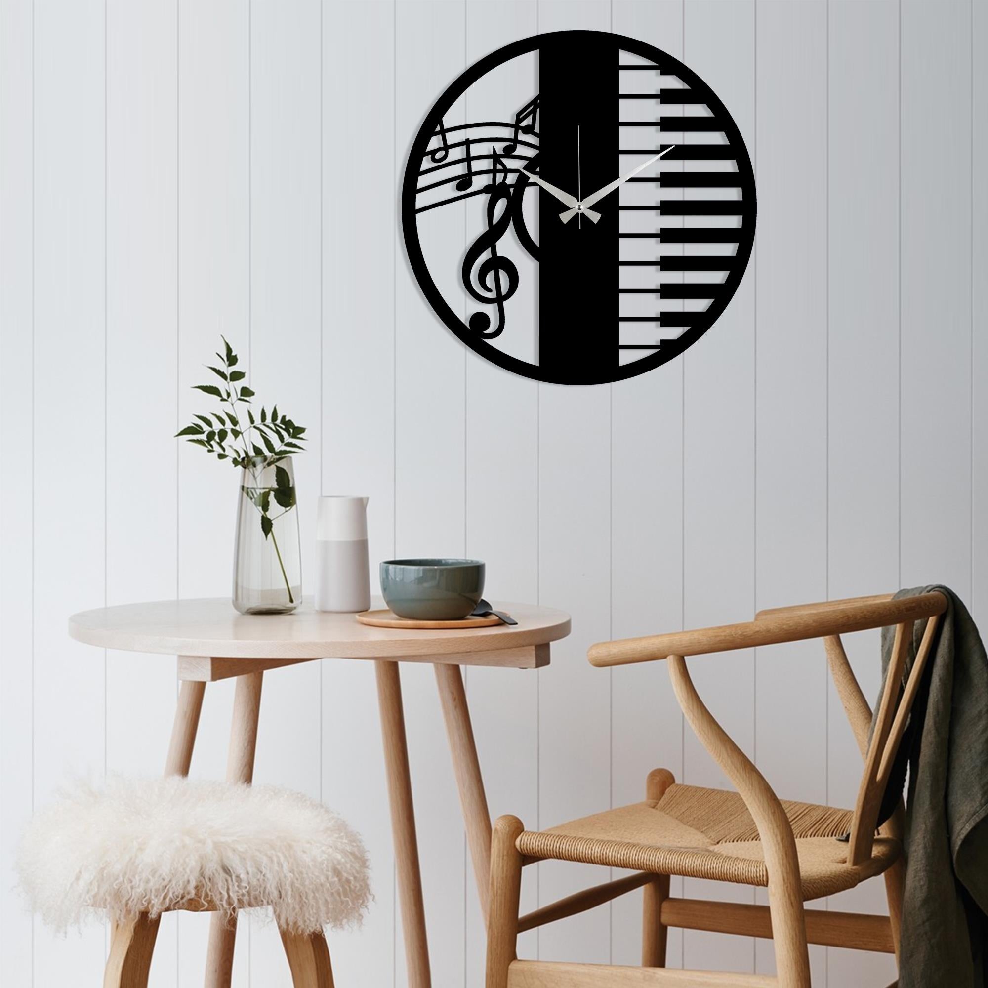 WATCH-029 Dekoratif Metal Duvar Saati | ByLamp