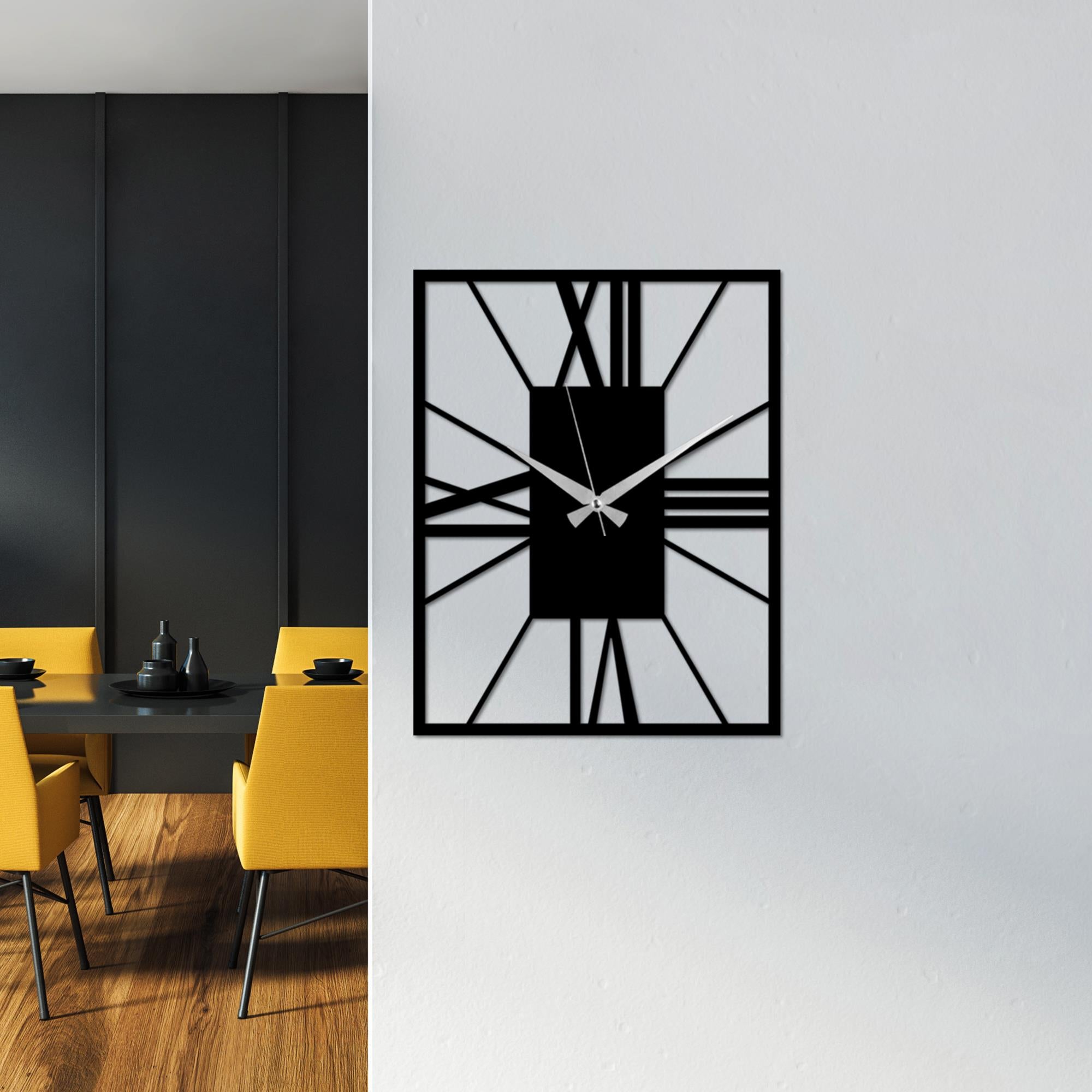 WATCH-046 Dekoratif Metal Duvar Saati | ByLamp