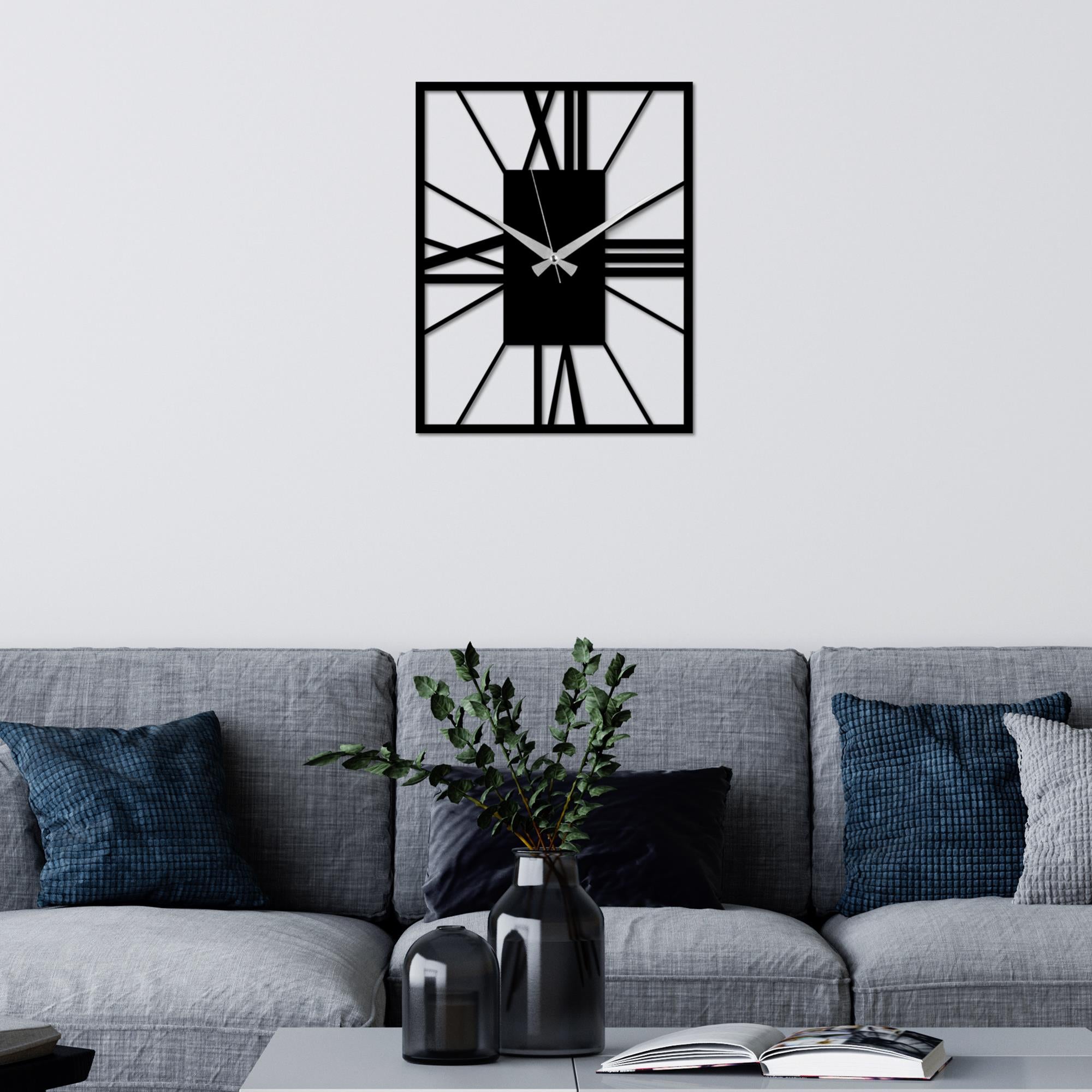 WATCH-046 Dekoratif Metal Duvar Saati | ByLamp