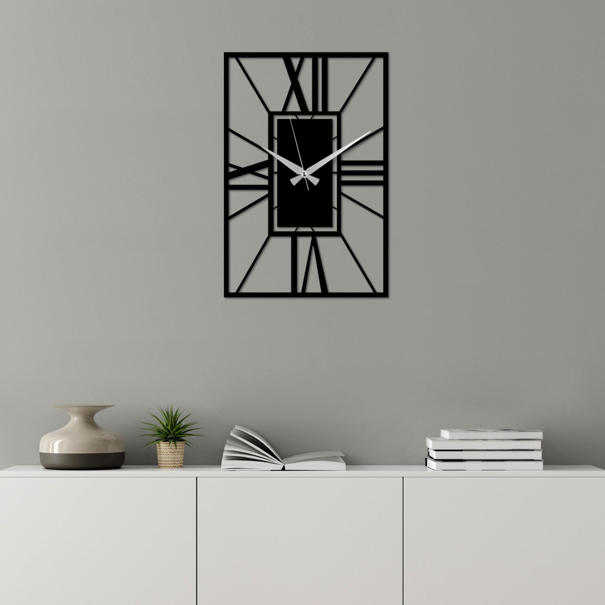 WATCH-047 Dekoratif Metal Duvar Saati | ByLamp