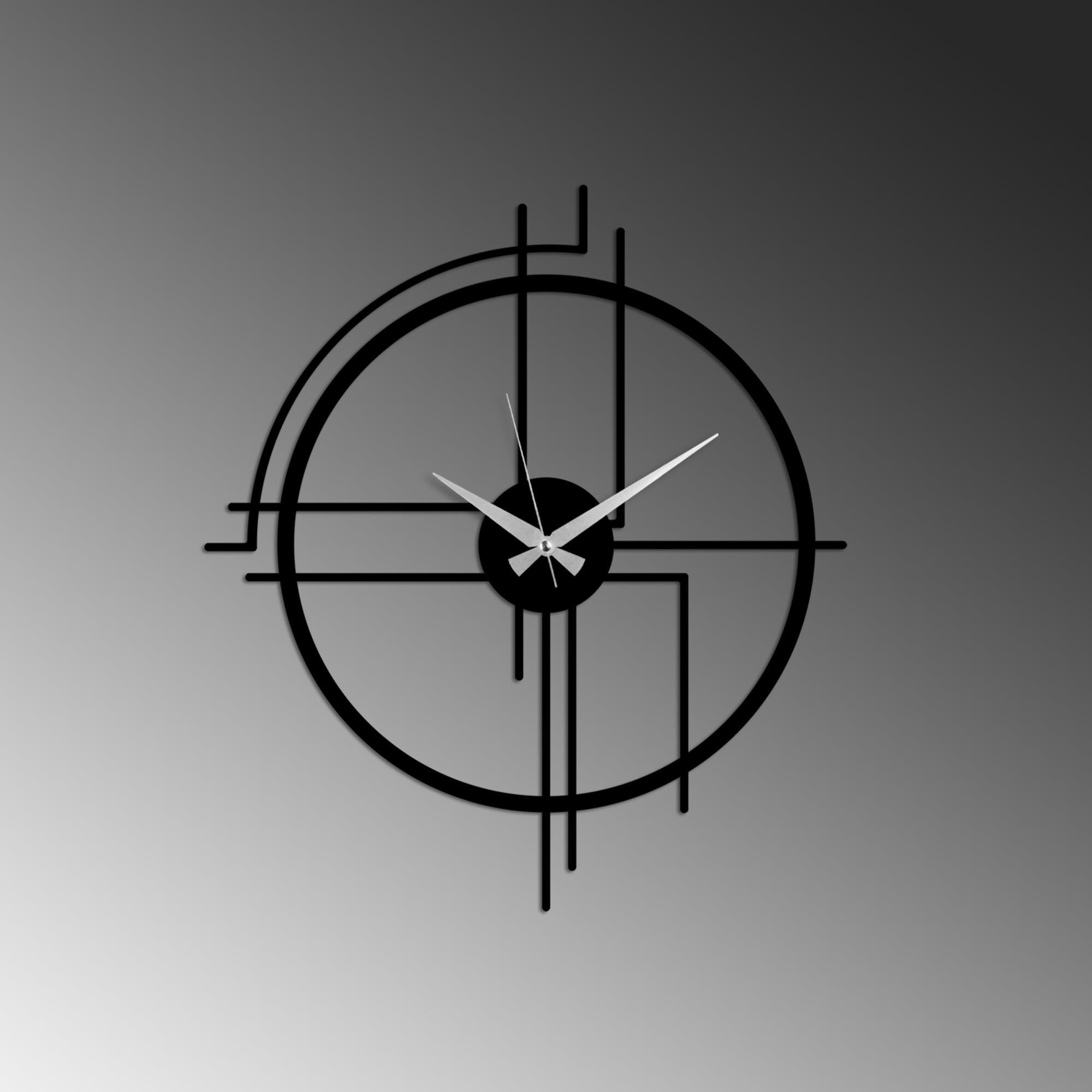 WATCH-049 Dekoratif Metal Duvar Saati | ByLamp