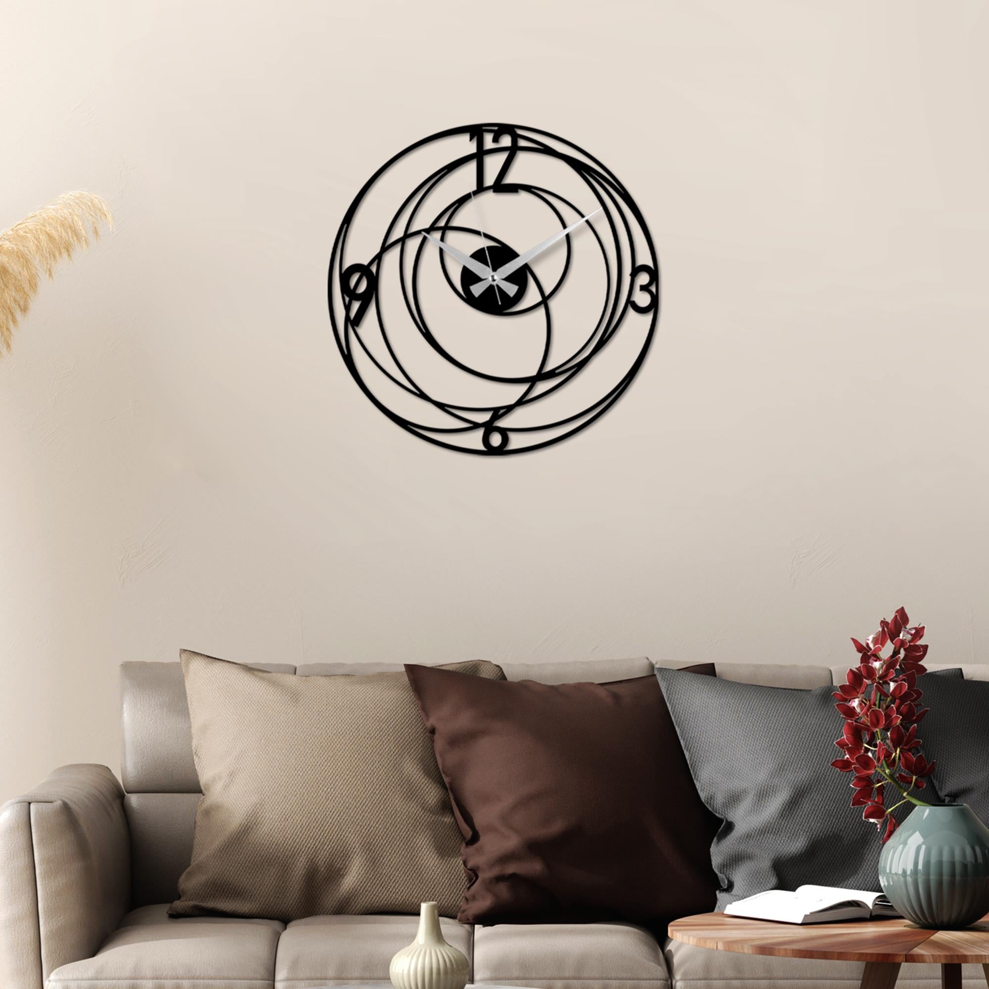 WATCH-050 Dekoratif Metal Duvar Saati | ByLamp